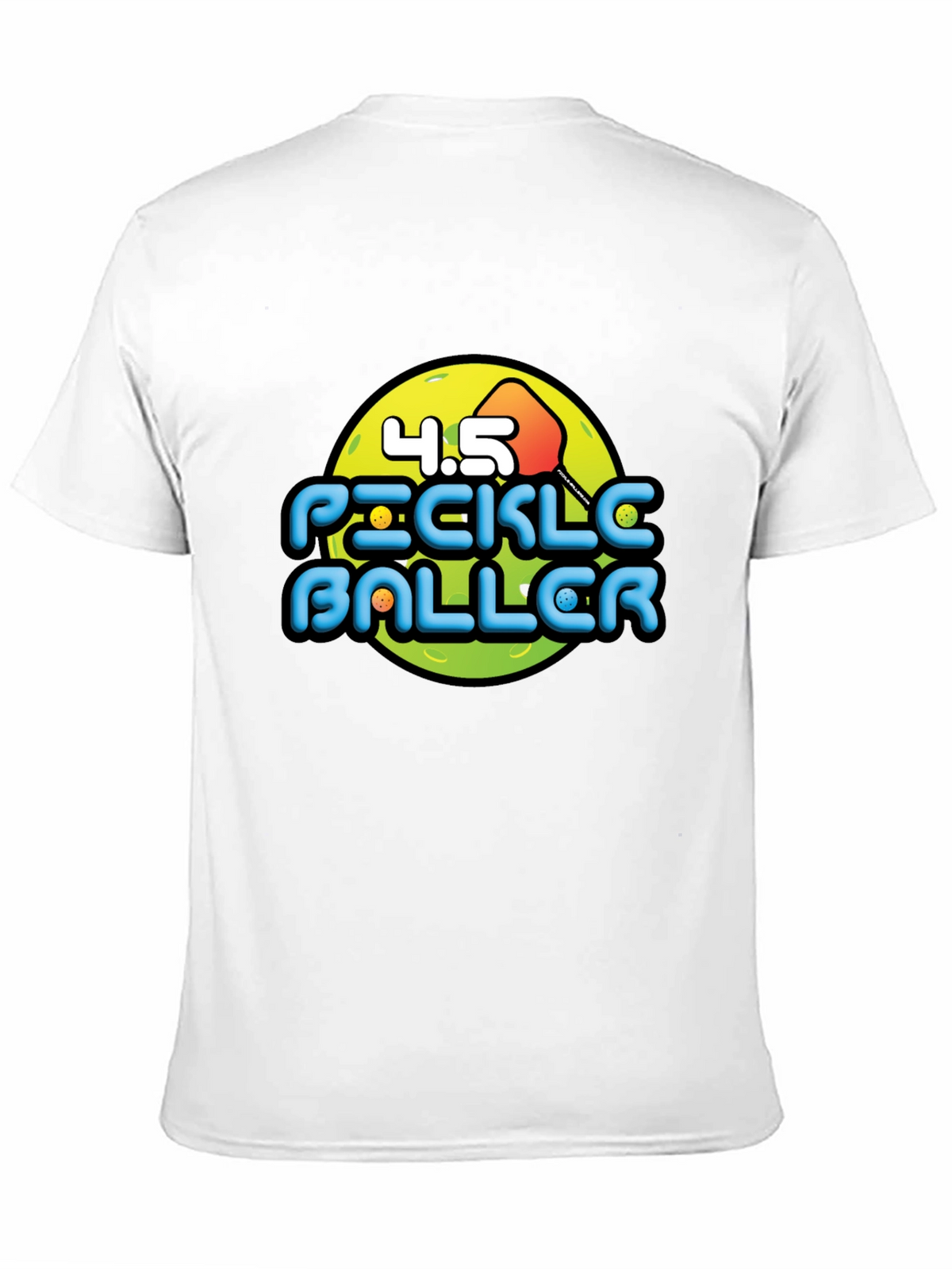 Pickleballer Graphic Tee - Black T-Shirt