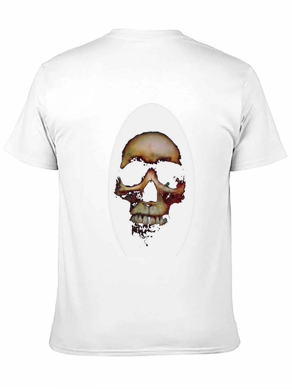Edgy Skull Graphic Black T-Shirt