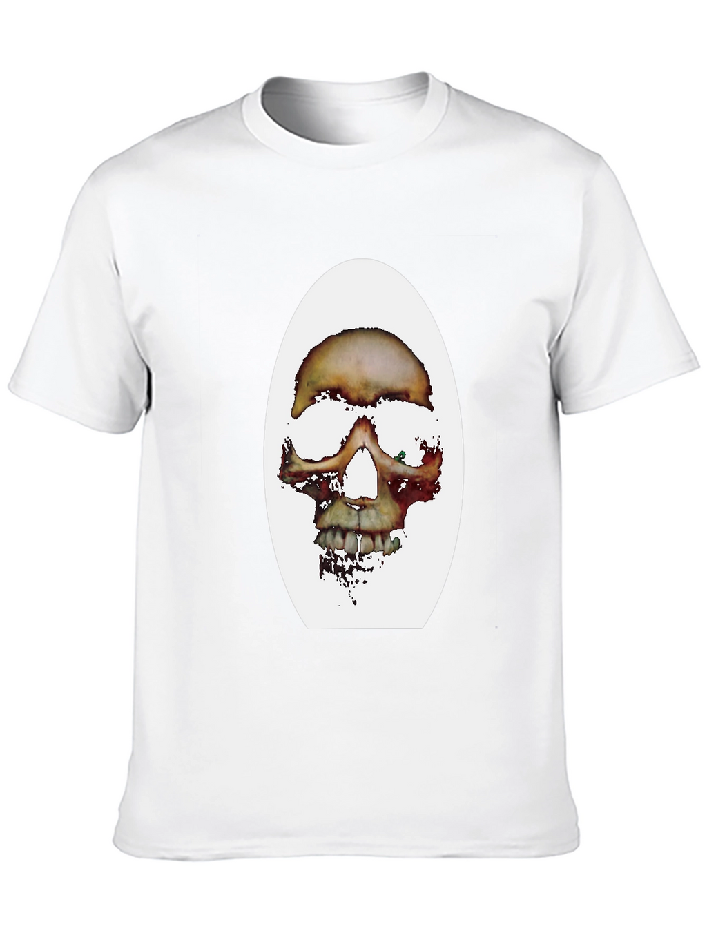 Edgy Skull Graphic Black T-Shirt