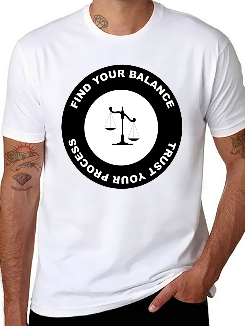 Balance Process Graphic Tee - Black