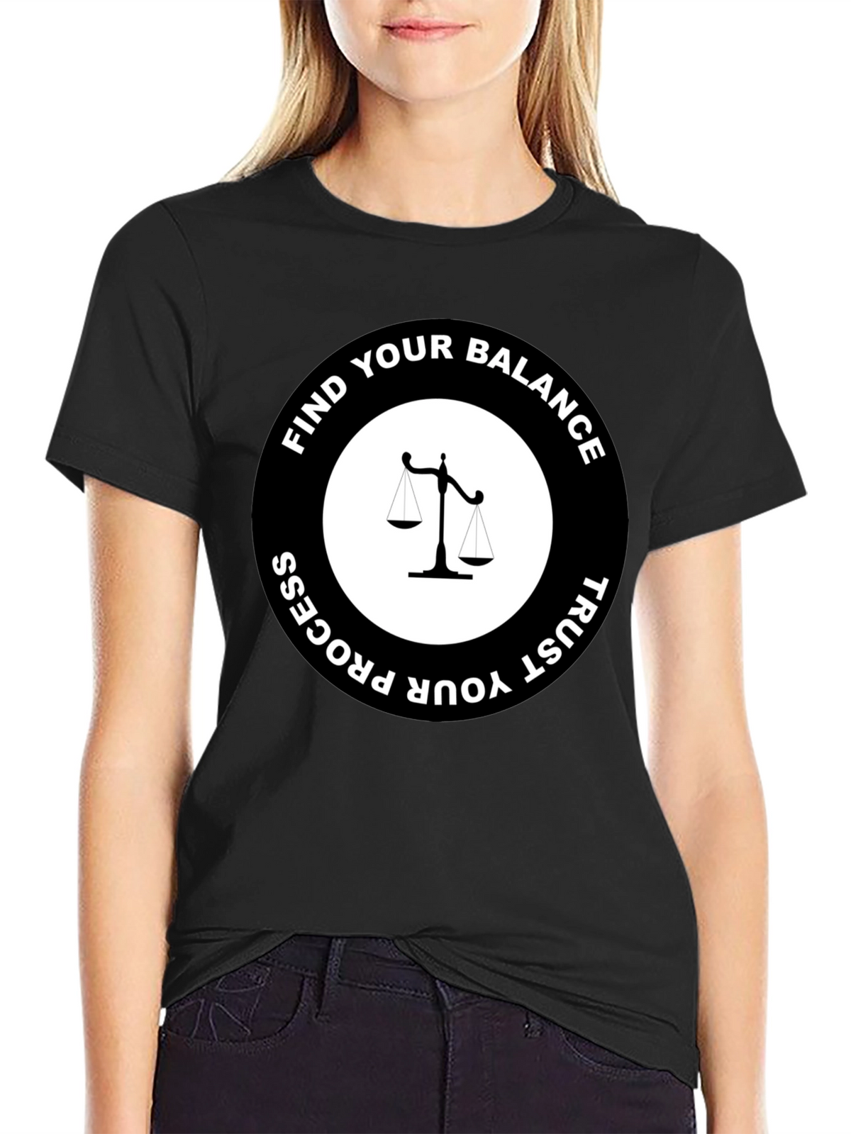 Balance Process Graphic Tee - Black