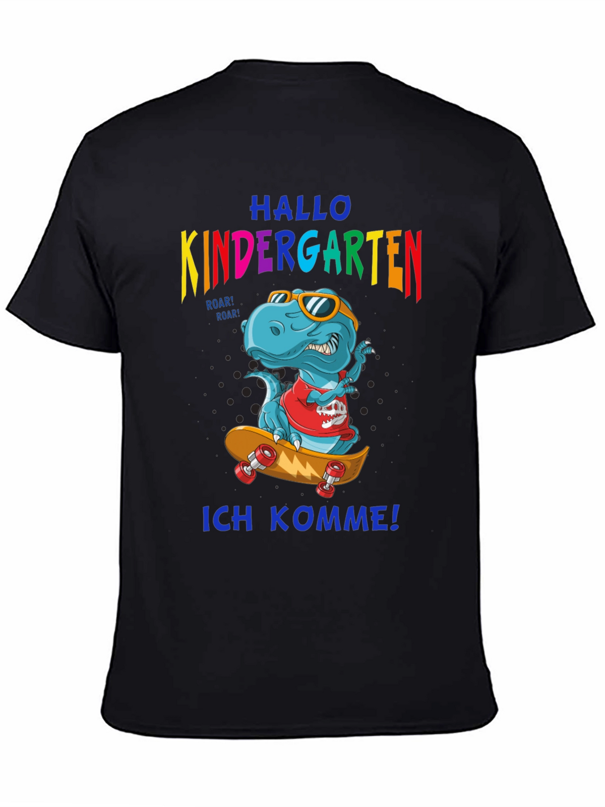 Kindergarten T-Rex Skateboard T-Shirt