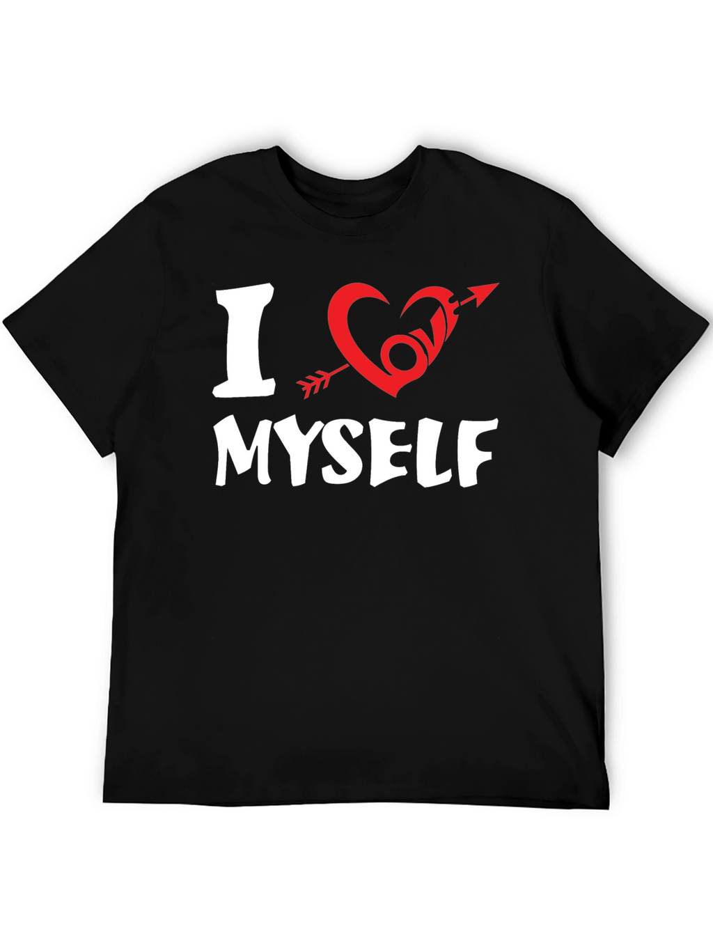 I Heart Myself Graphic Tee - Black