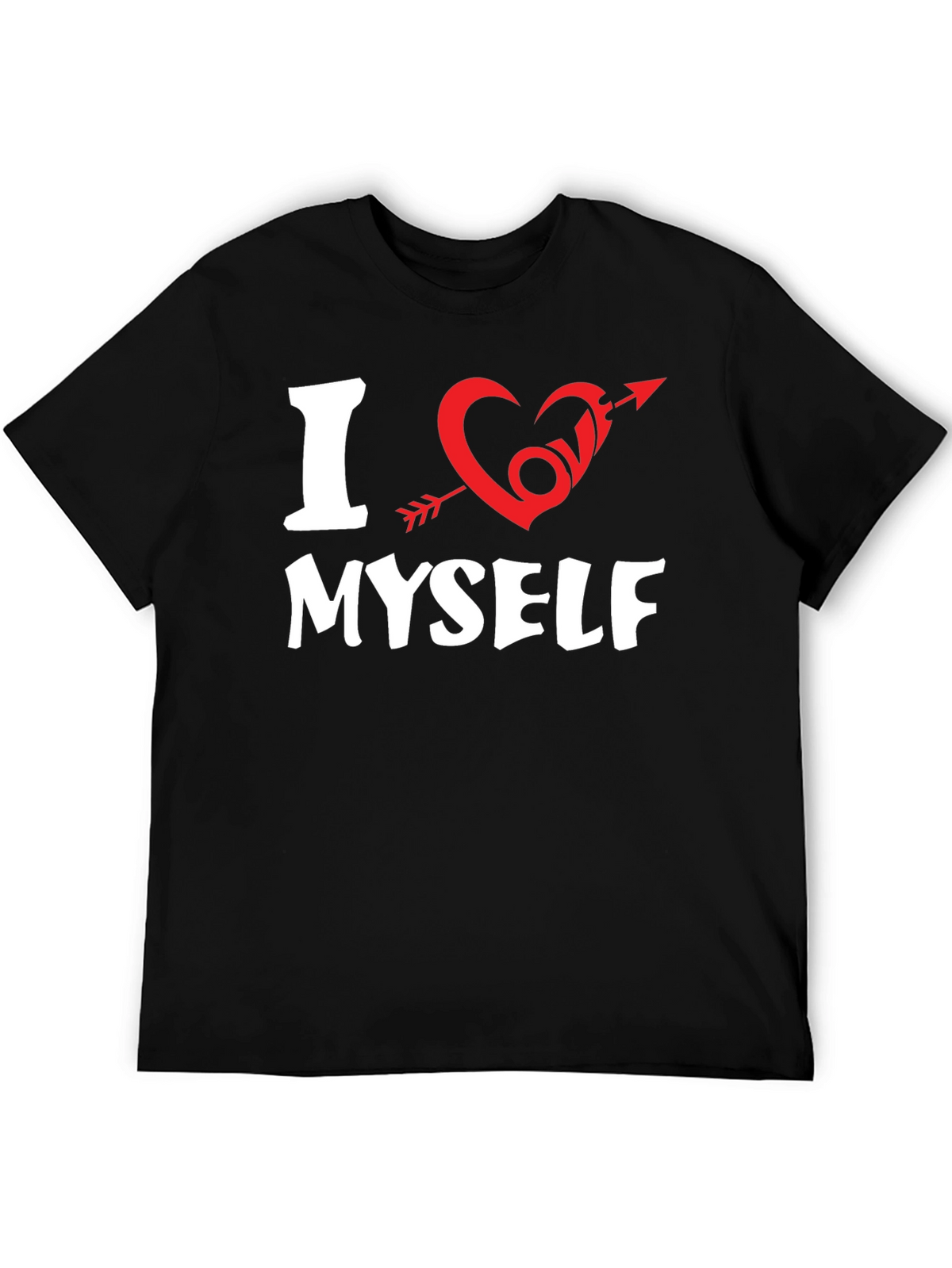 I Heart Myself Graphic Tee - Black