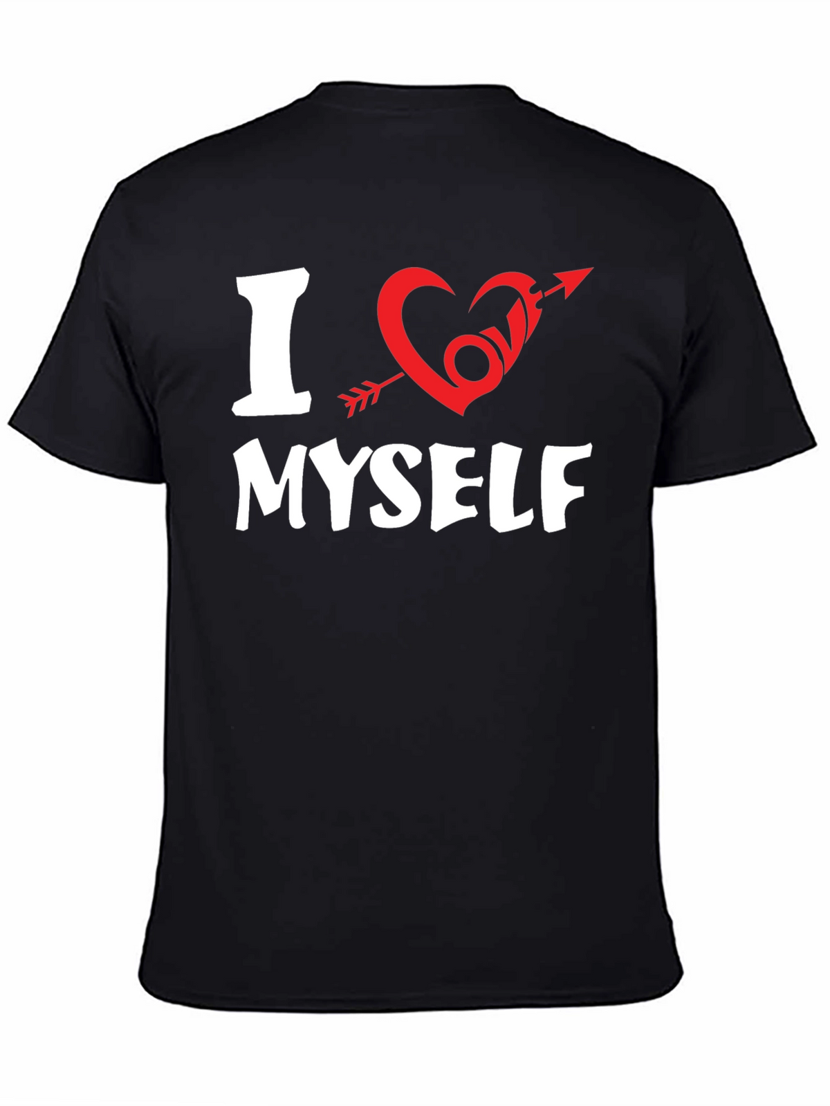 I Heart Myself Graphic Tee - Black