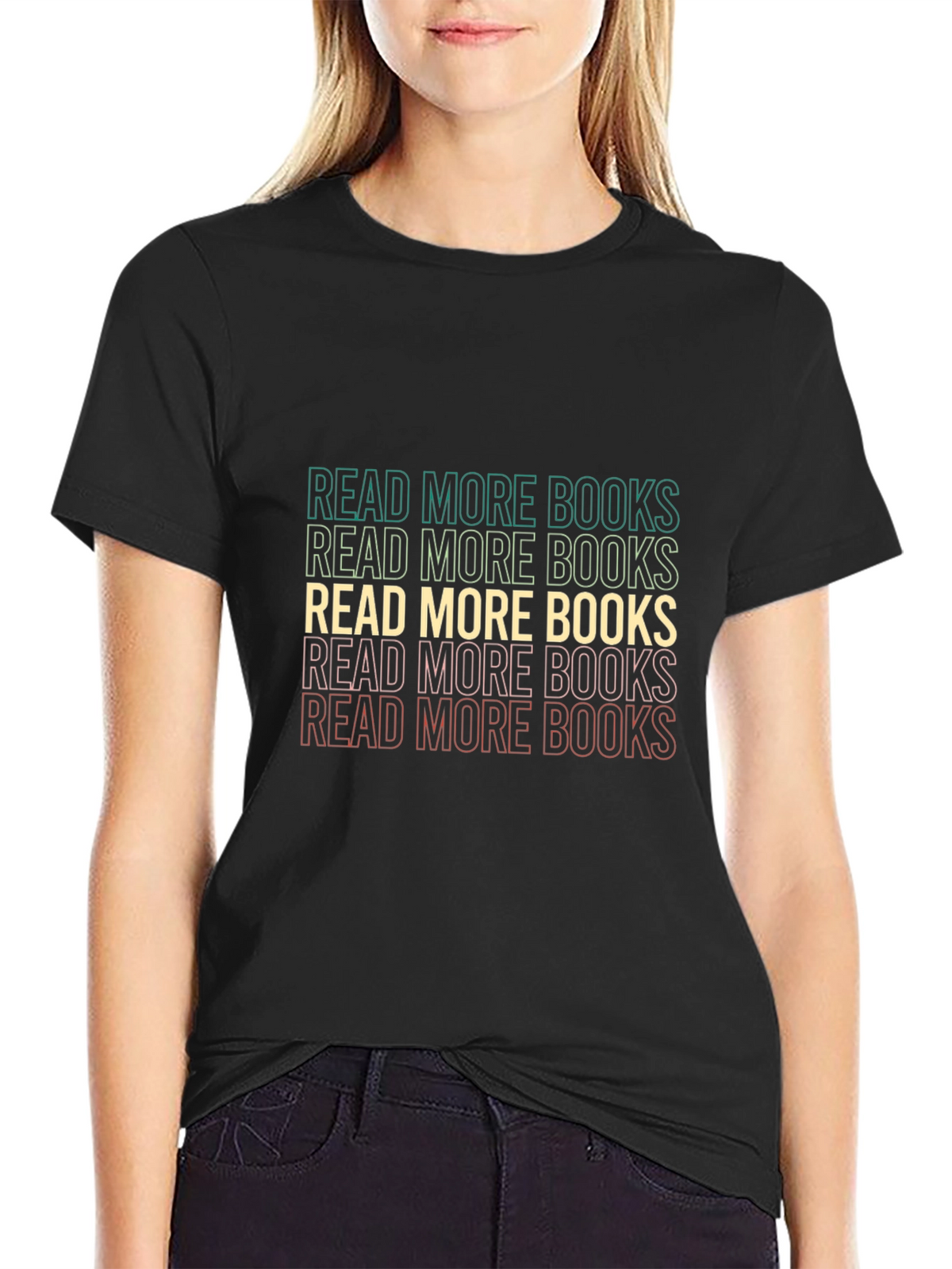 Read More Books Graphic Tee - Black