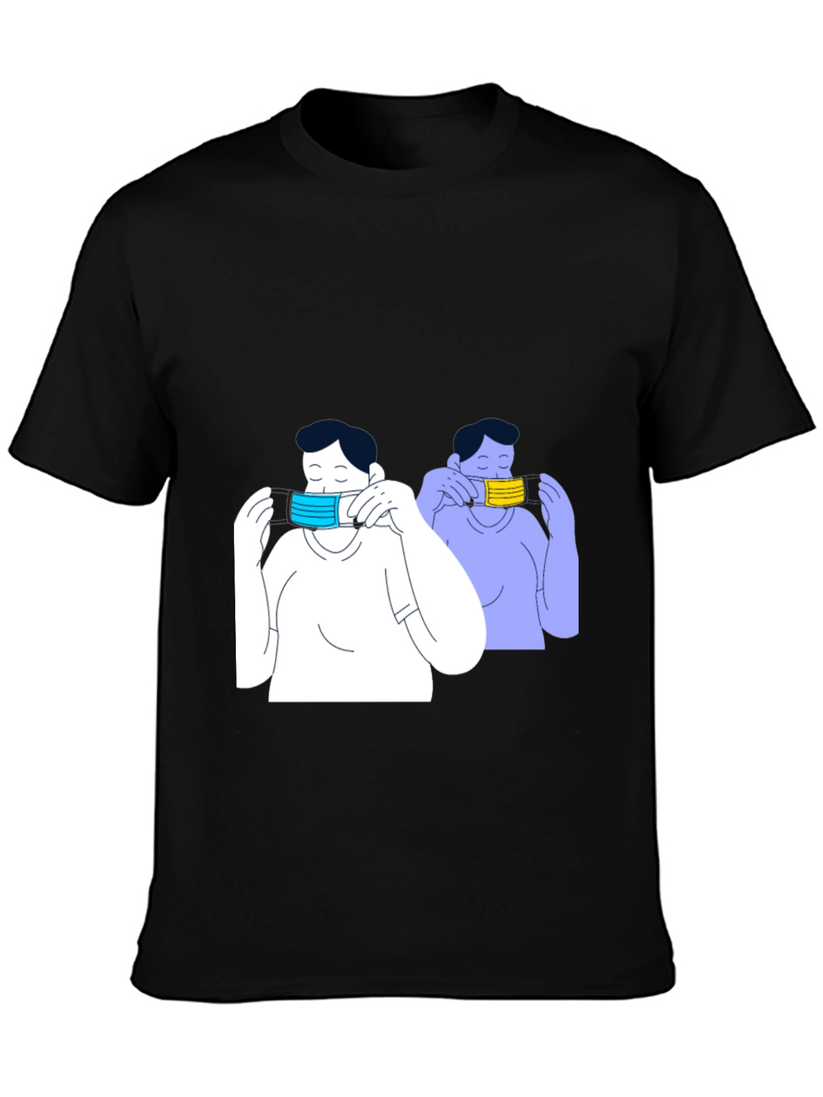 Masked Up Tee - Stylish Pandemic Fashion