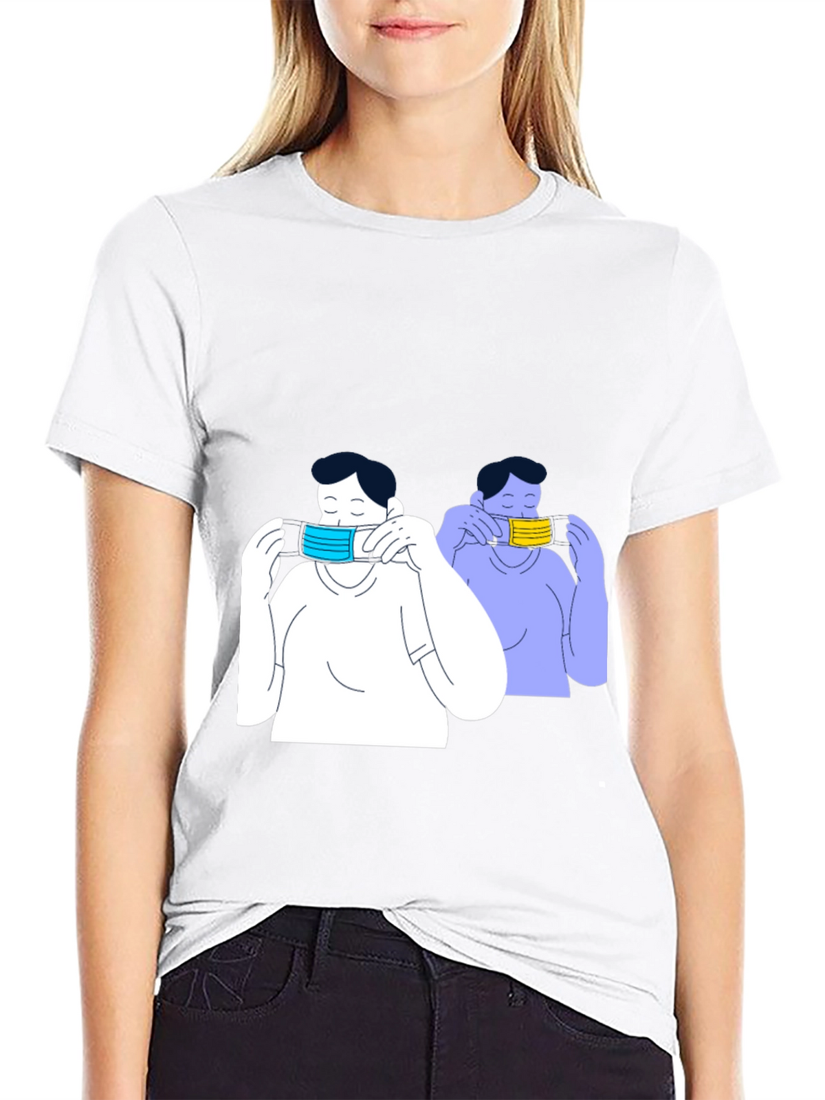 Masked Up Tee - Stylish Pandemic Fashion