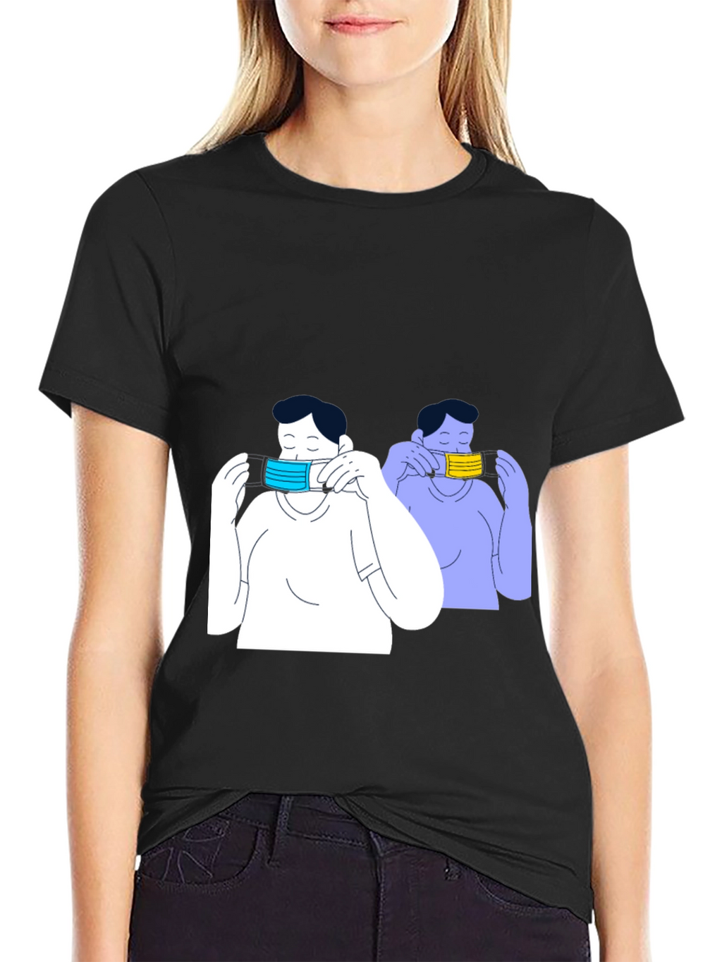 Masked Up Tee - Stylish Pandemic Fashion