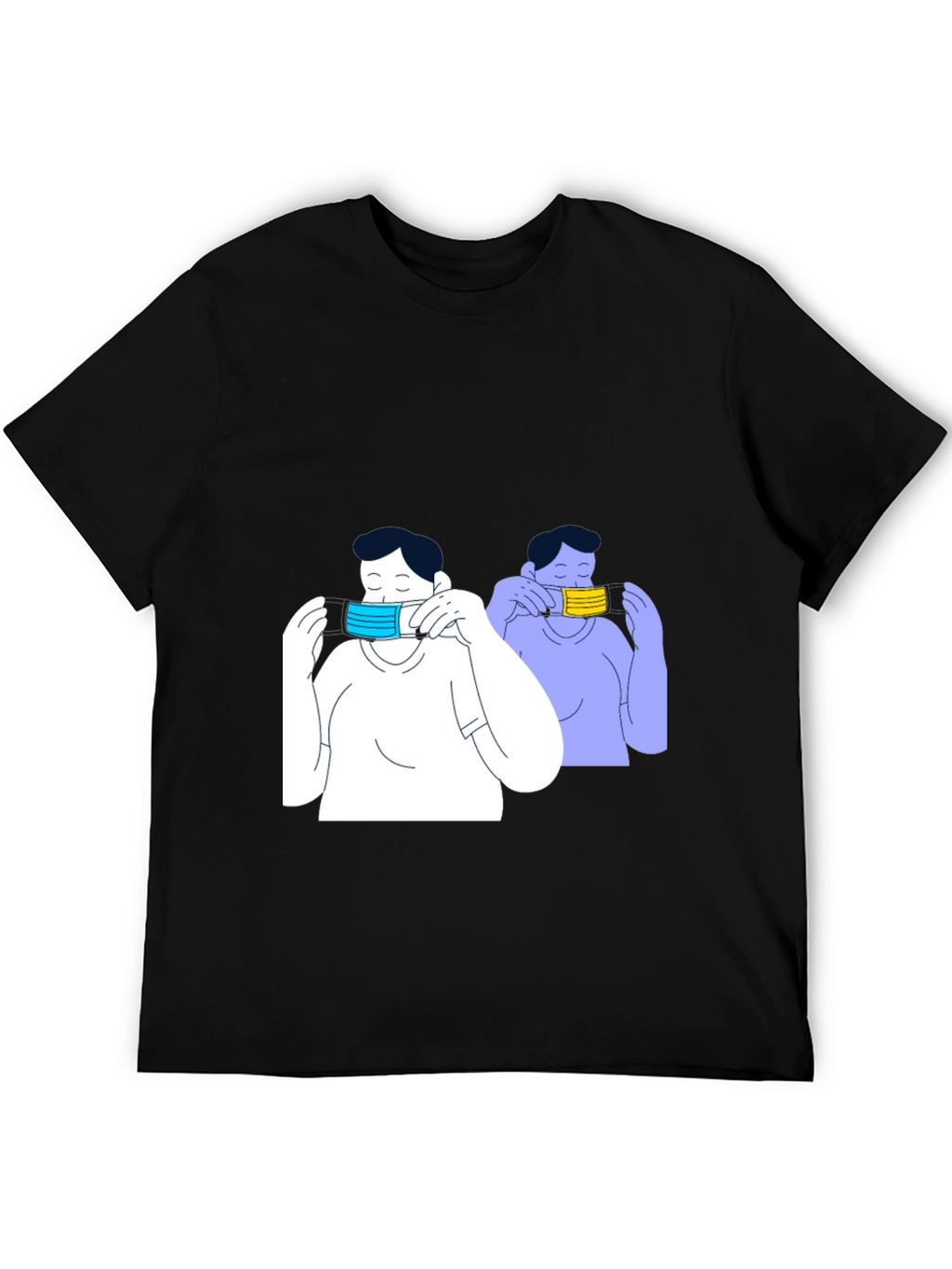 Masked Up Tee - Stylish Pandemic Fashion