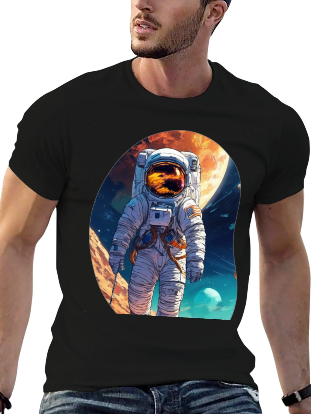 Astronaut Graphic Tee - Explore the Universe!