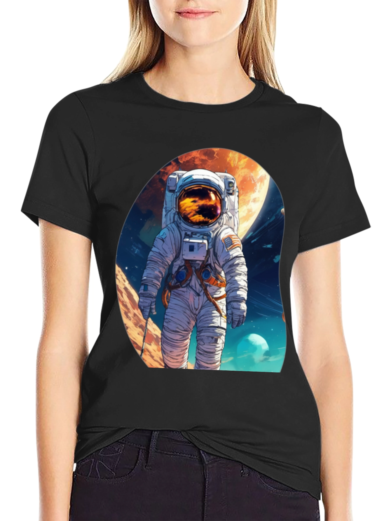 Astronaut Graphic Tee - Explore the Universe!