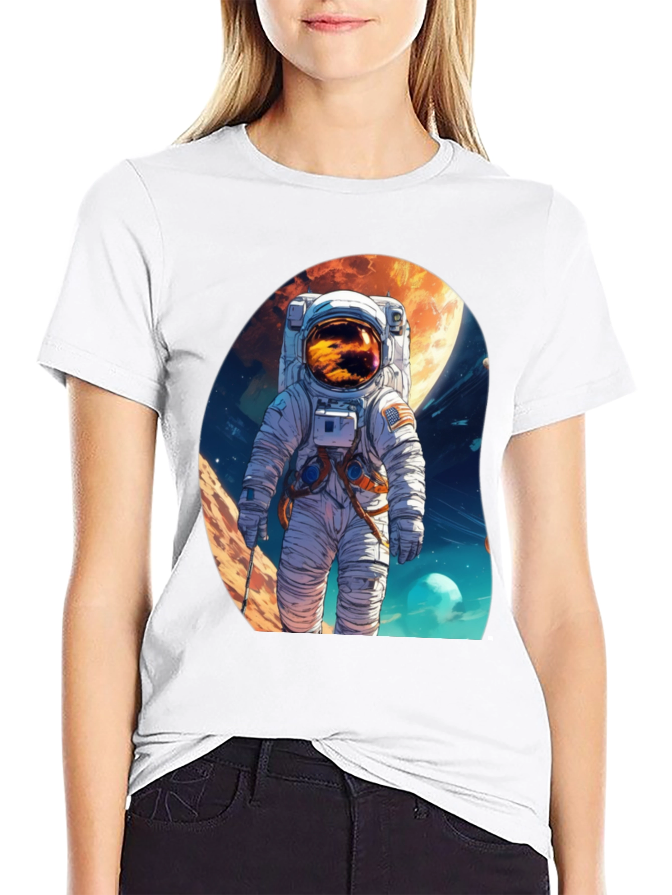 Astronaut Graphic Tee - Explore the Universe!
