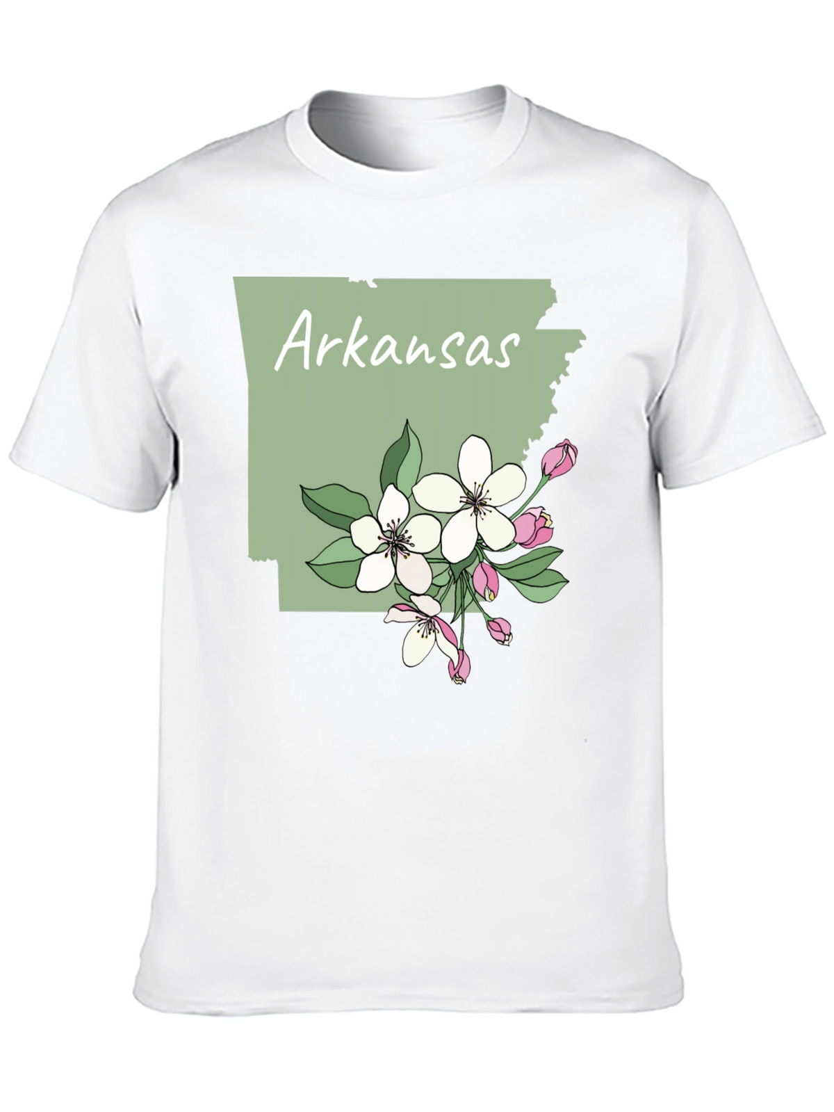 Arkansas State Flower Blossom T-Shirt