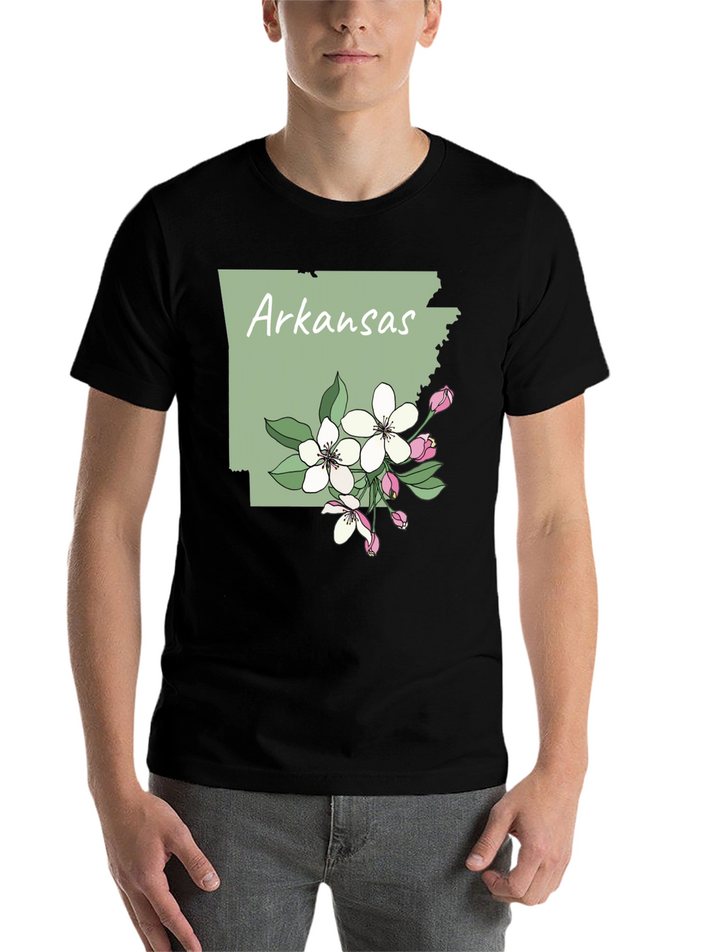 Arkansas State Flower Blossom T-Shirt