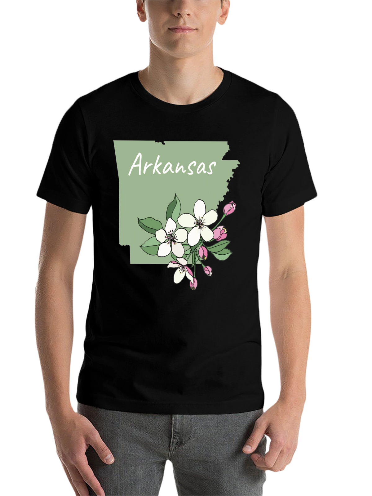 Arkansas State Flower Blossom T-Shirt