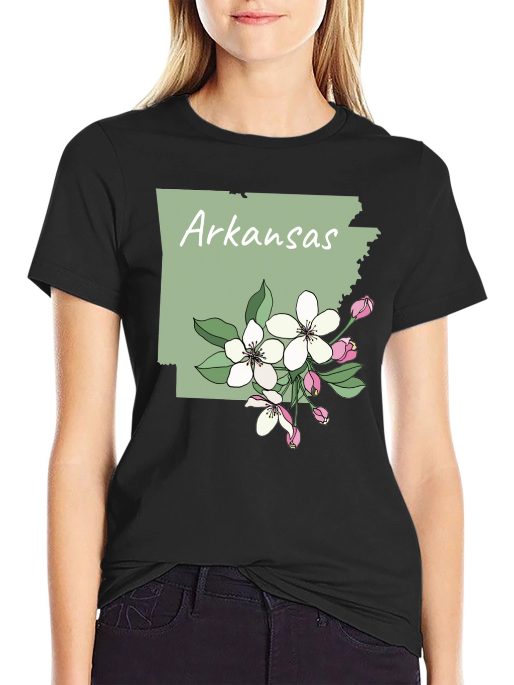 Arkansas State Flower Blossom T-Shirt