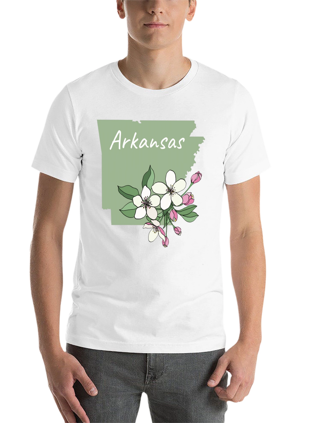 Arkansas State Flower Blossom T-Shirt