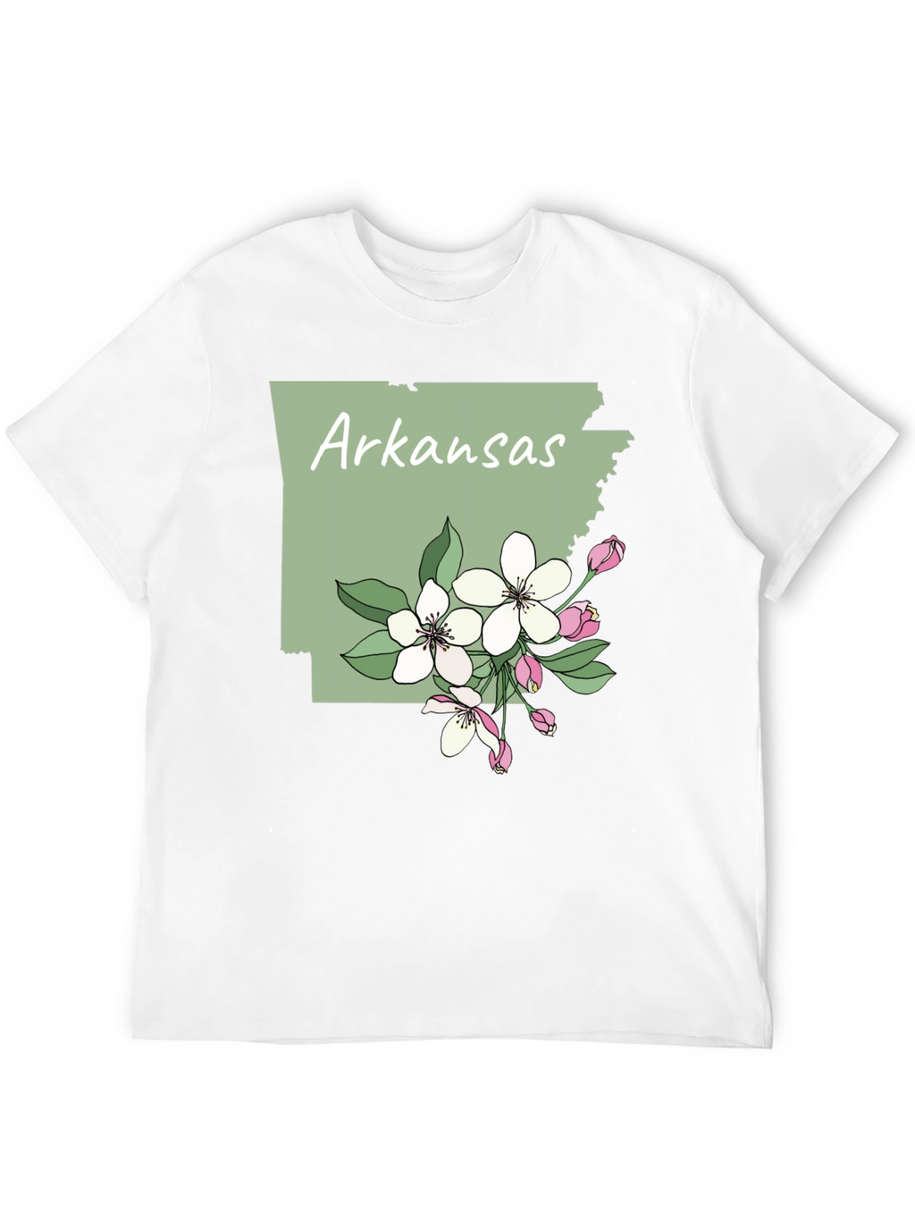 Arkansas State Flower Blossom T-Shirt