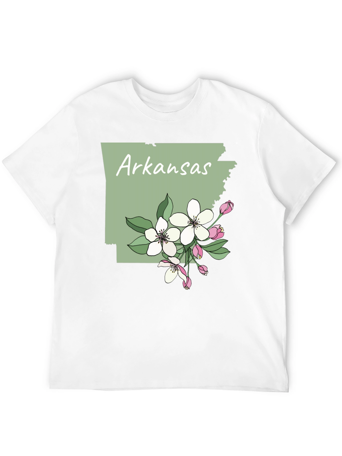 Arkansas State Flower Blossom T-Shirt