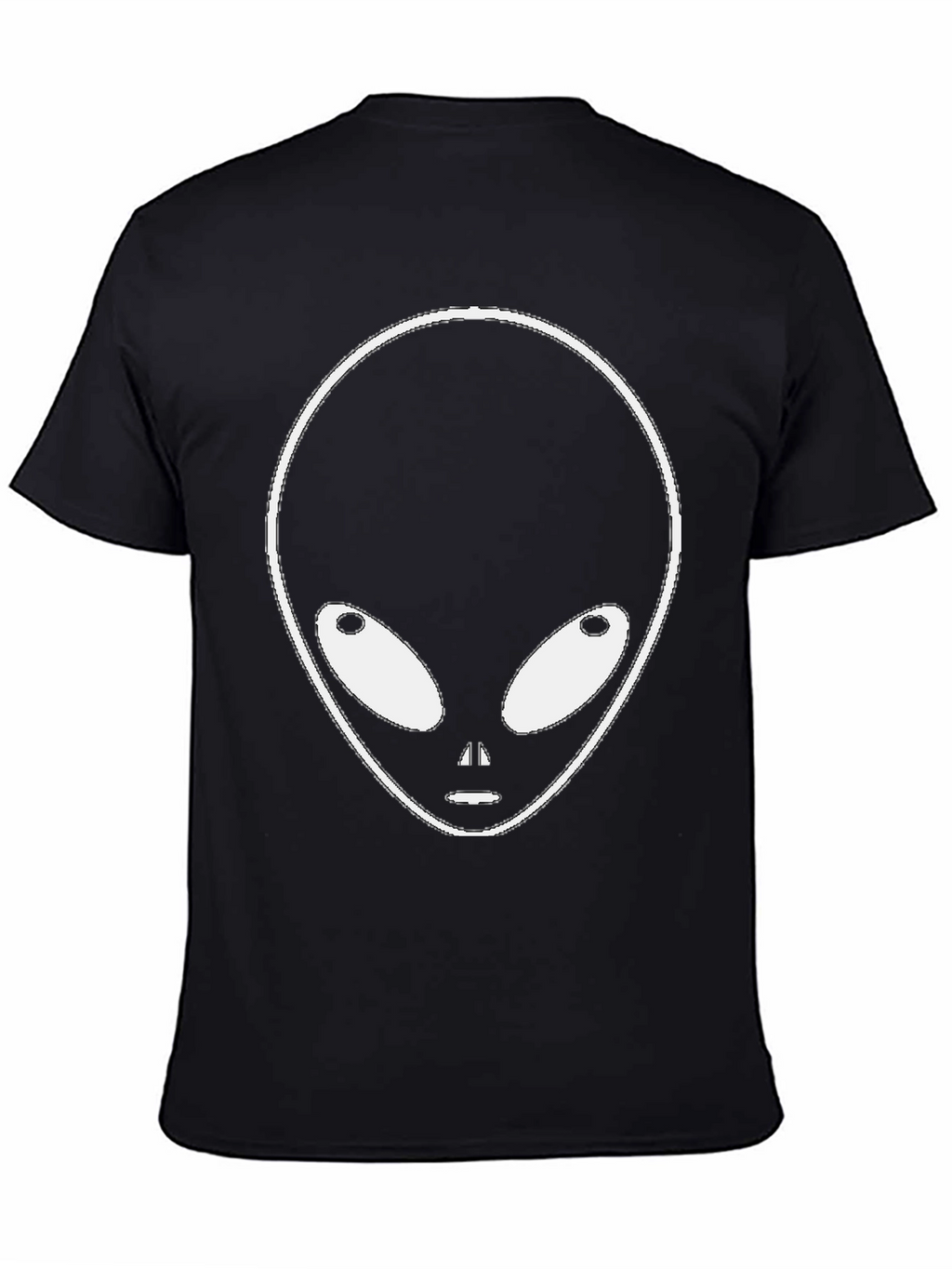 Alien Graphic Tee - Black Cotton Blend