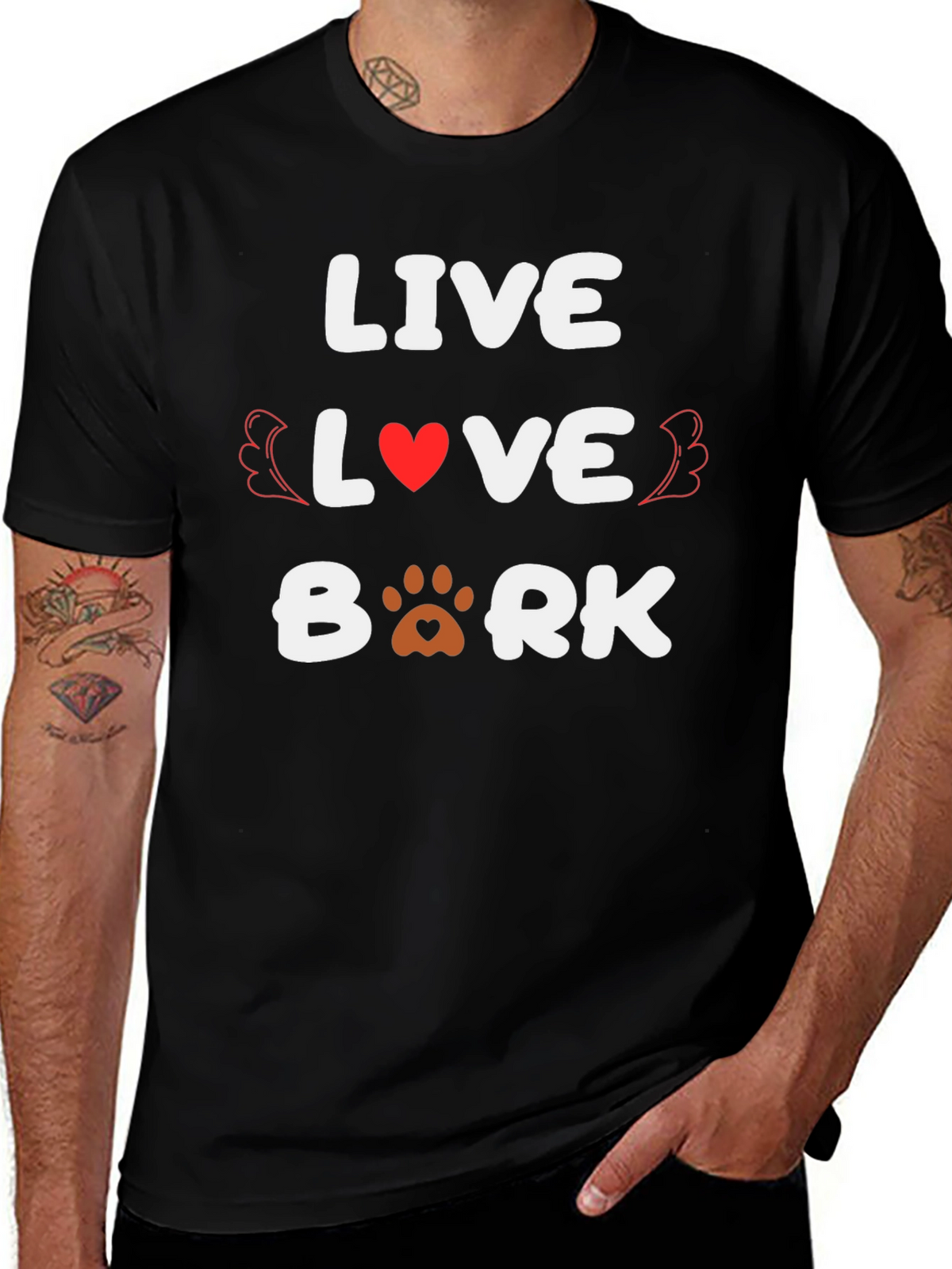 Live Love Bark T-Shirt