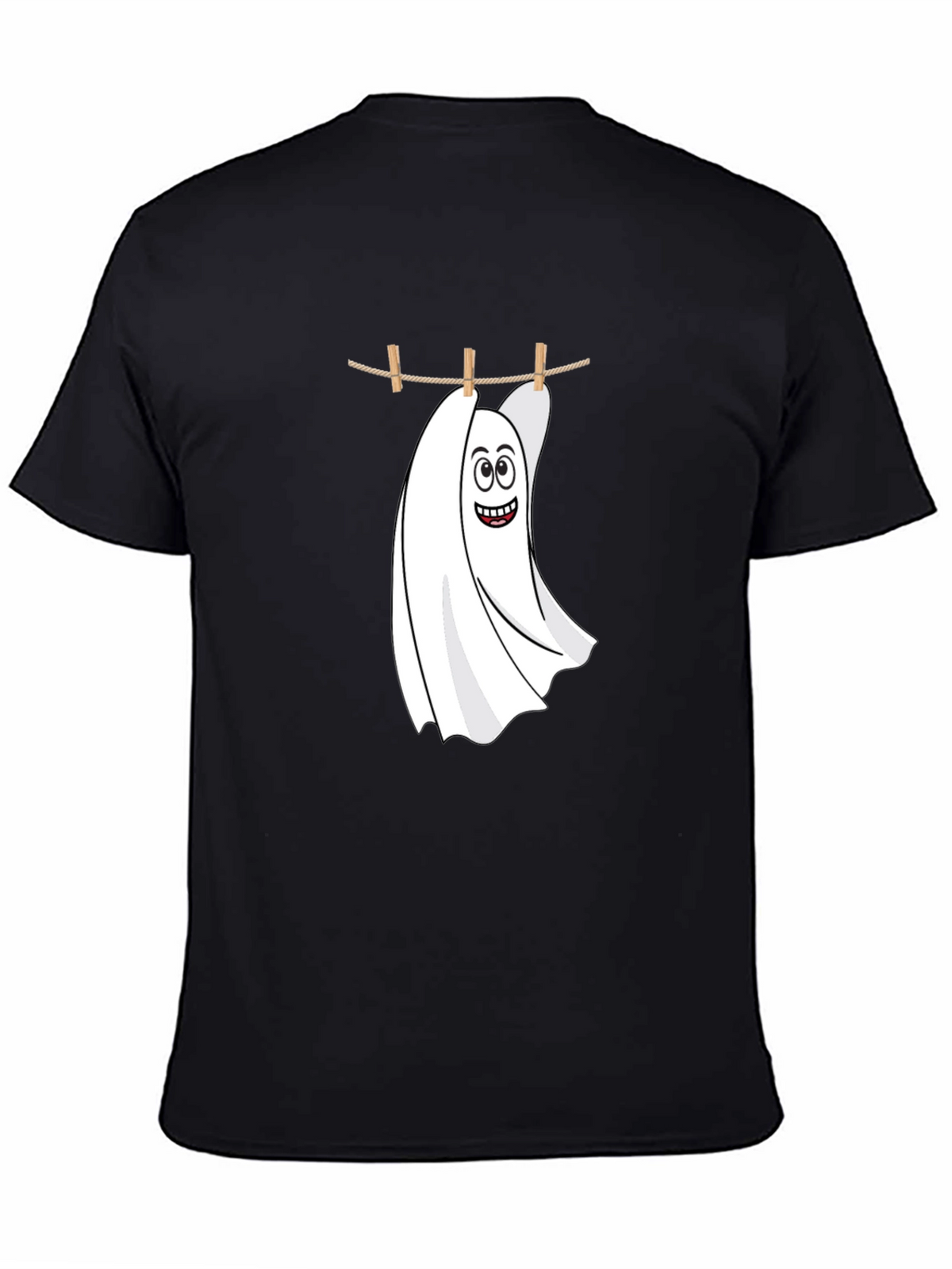 Funny Ghost Laundry T-Shirt - Spooky & Stylish