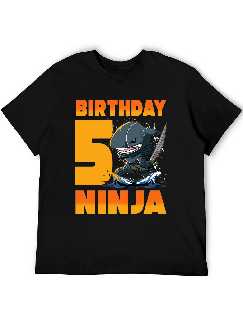Birthday 5 Ninja T-Shirt