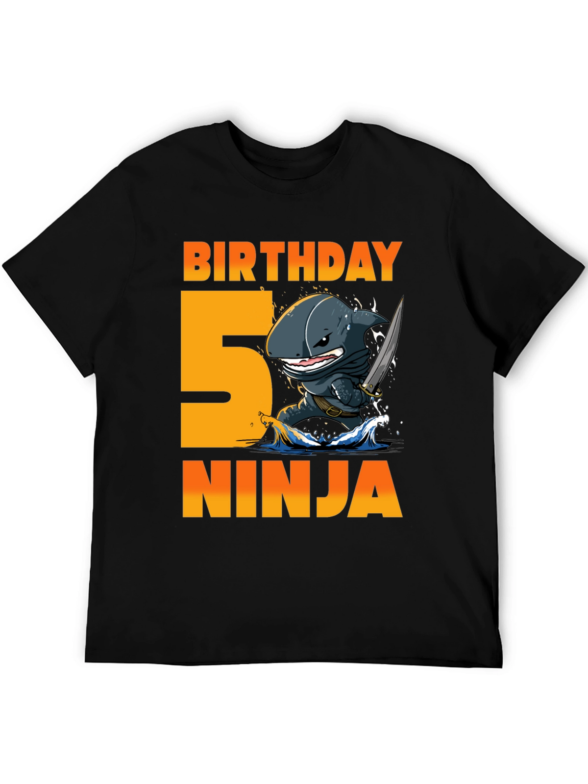 Birthday 5 Ninja T-Shirt