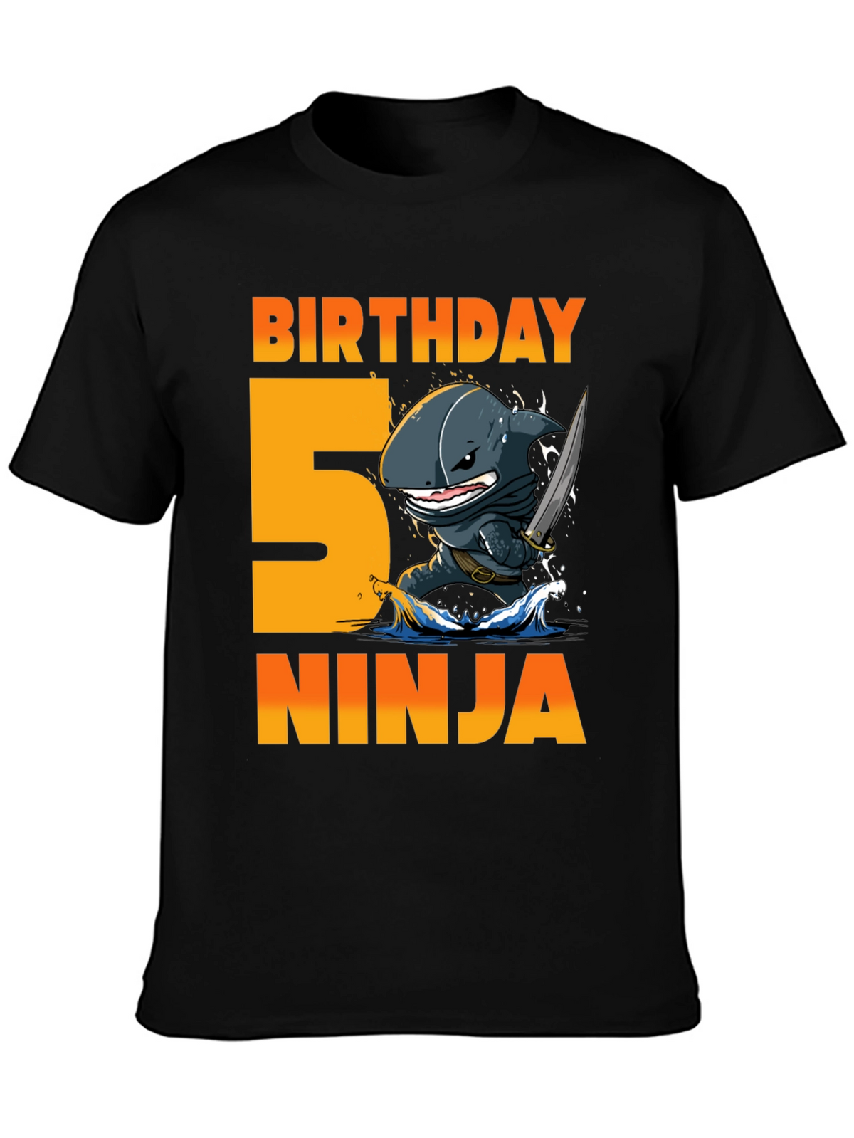 Birthday 5 Ninja T-Shirt
