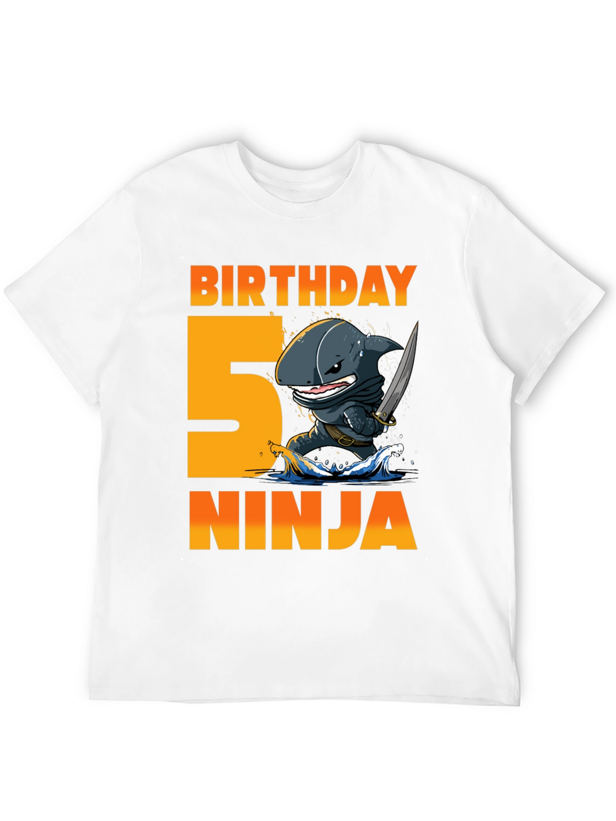Birthday 5 Ninja T-Shirt