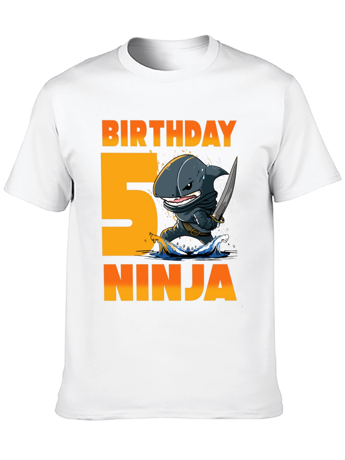 Birthday 5 Ninja T-Shirt
