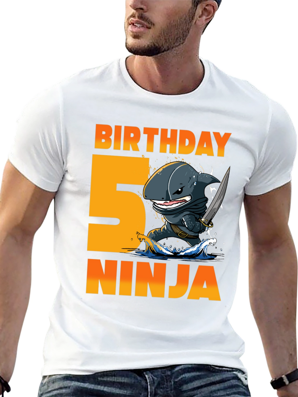 Birthday 5 Ninja T-Shirt
