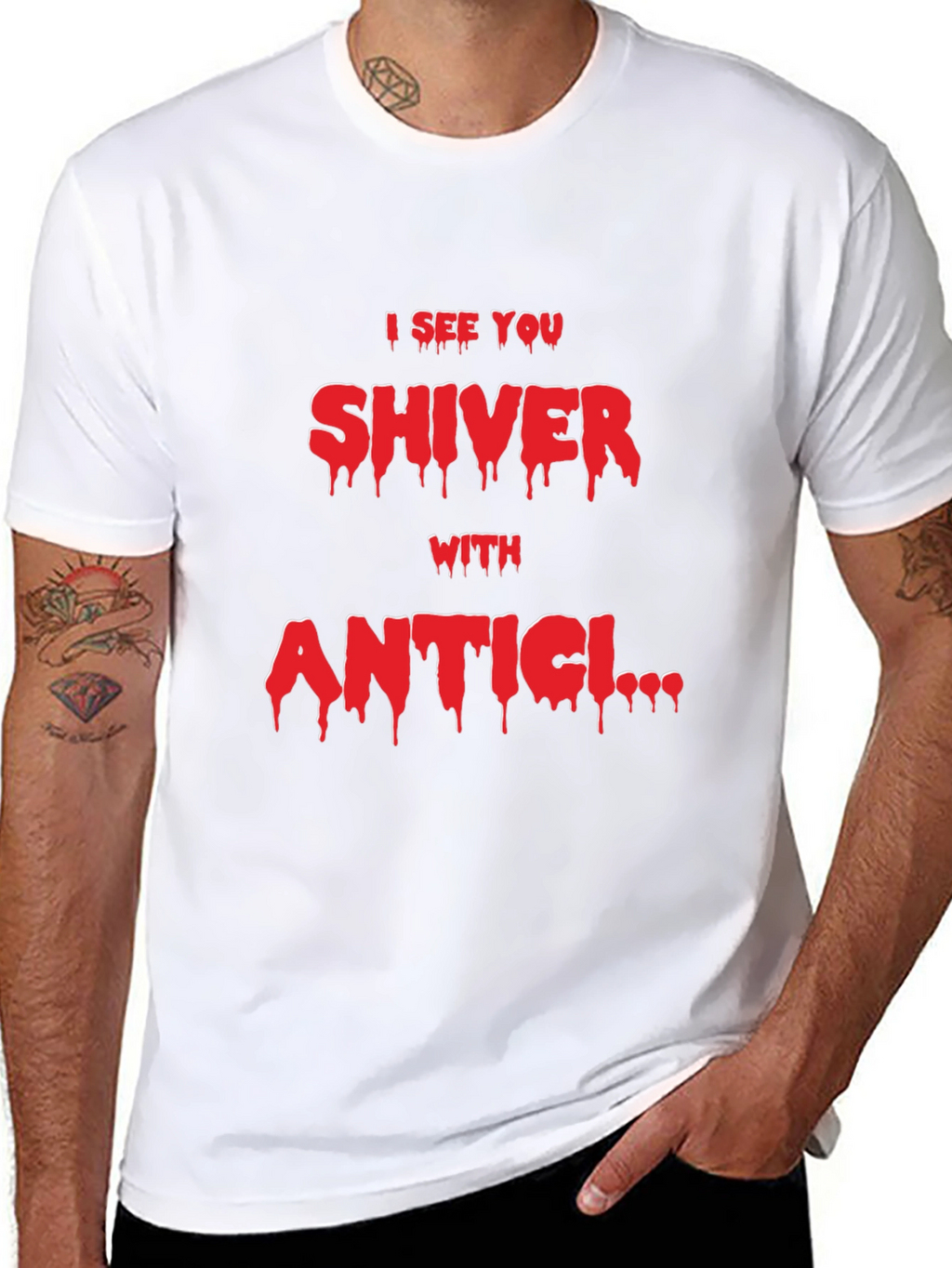 I See You Shiver With Anticipation Black T-Shirt