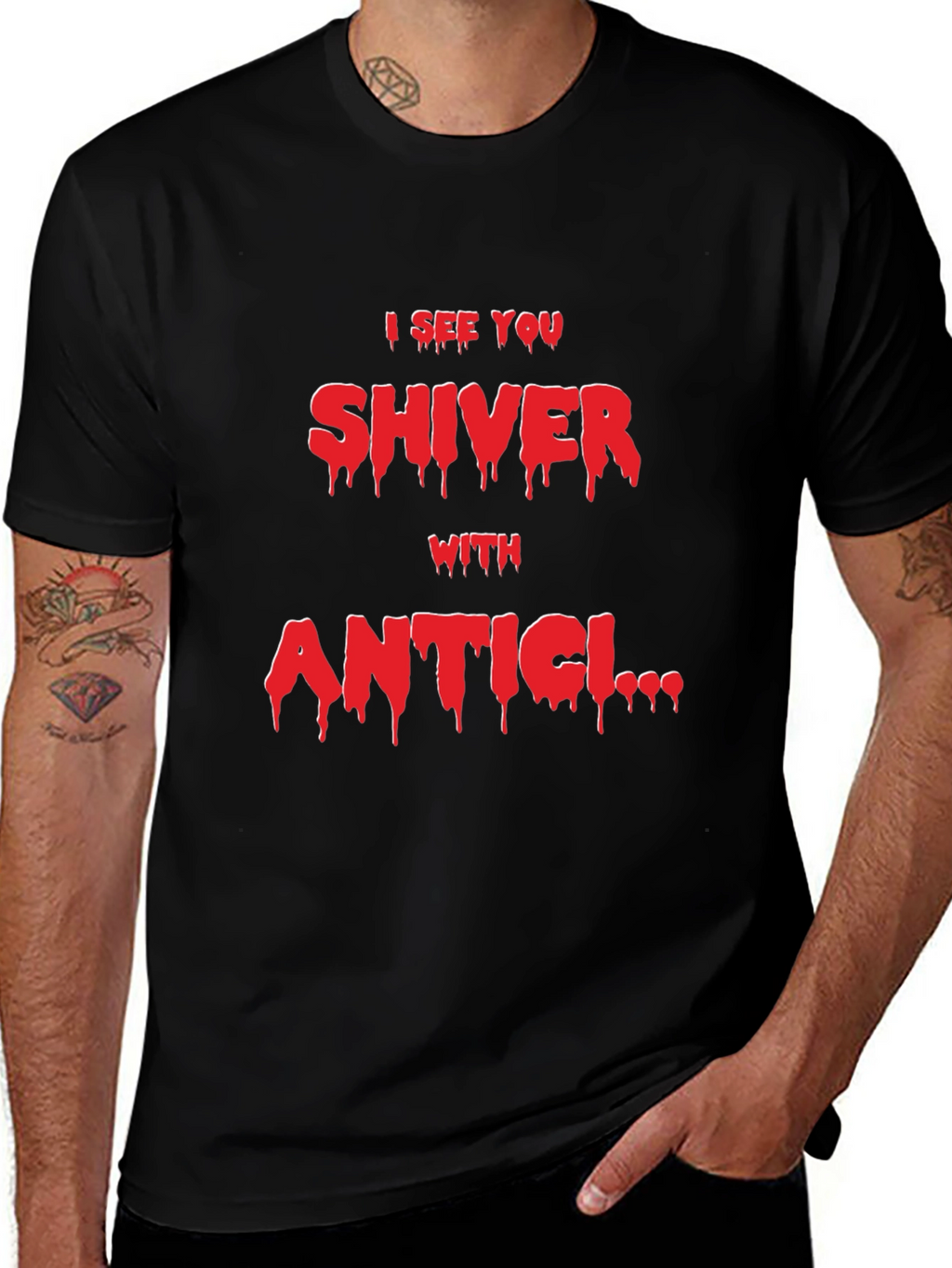 I See You Shiver With Anticipation Black T-Shirt
