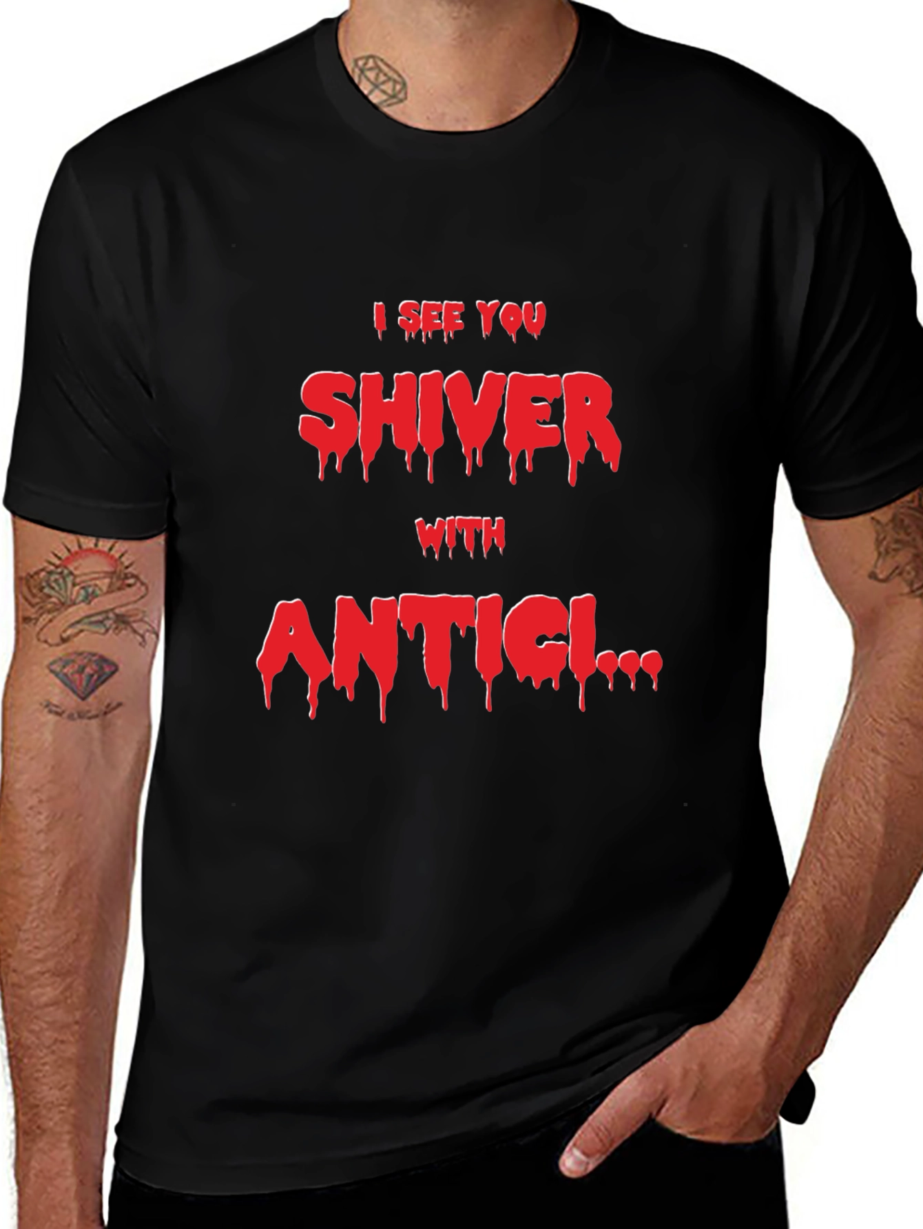 I See You Shiver With Anticipation Black T-Shirt