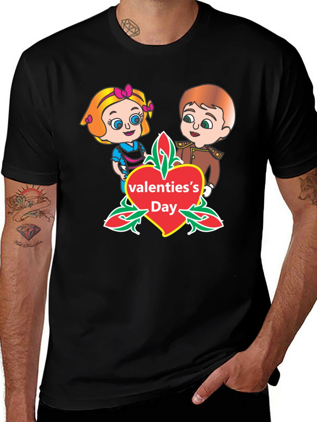 Valentines Day Cartoon T-Shirt