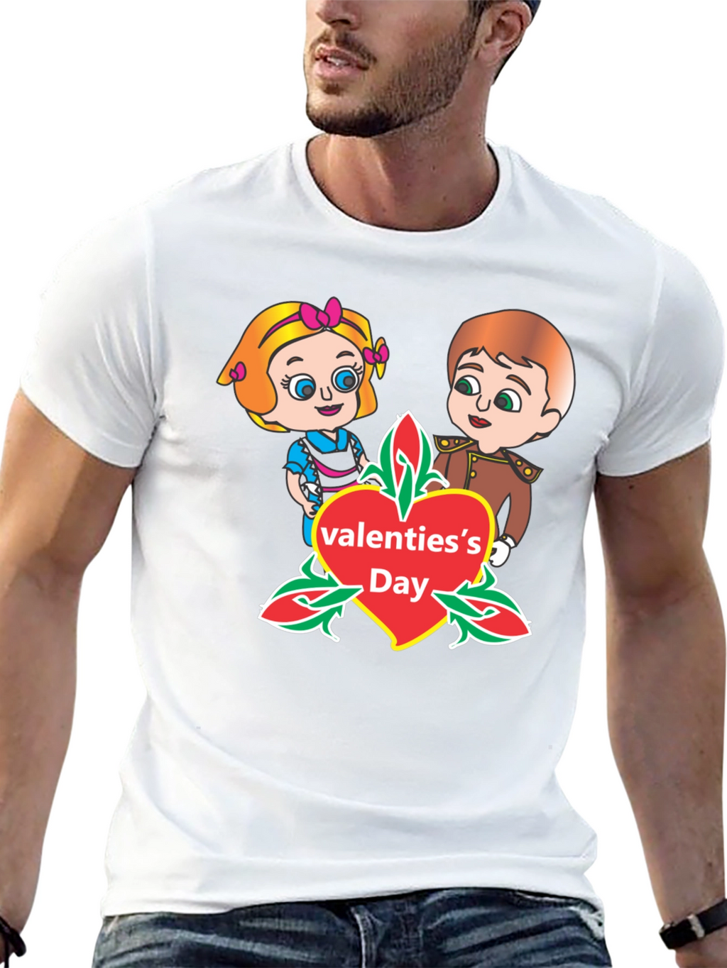 Valentines Day Cartoon T-Shirt