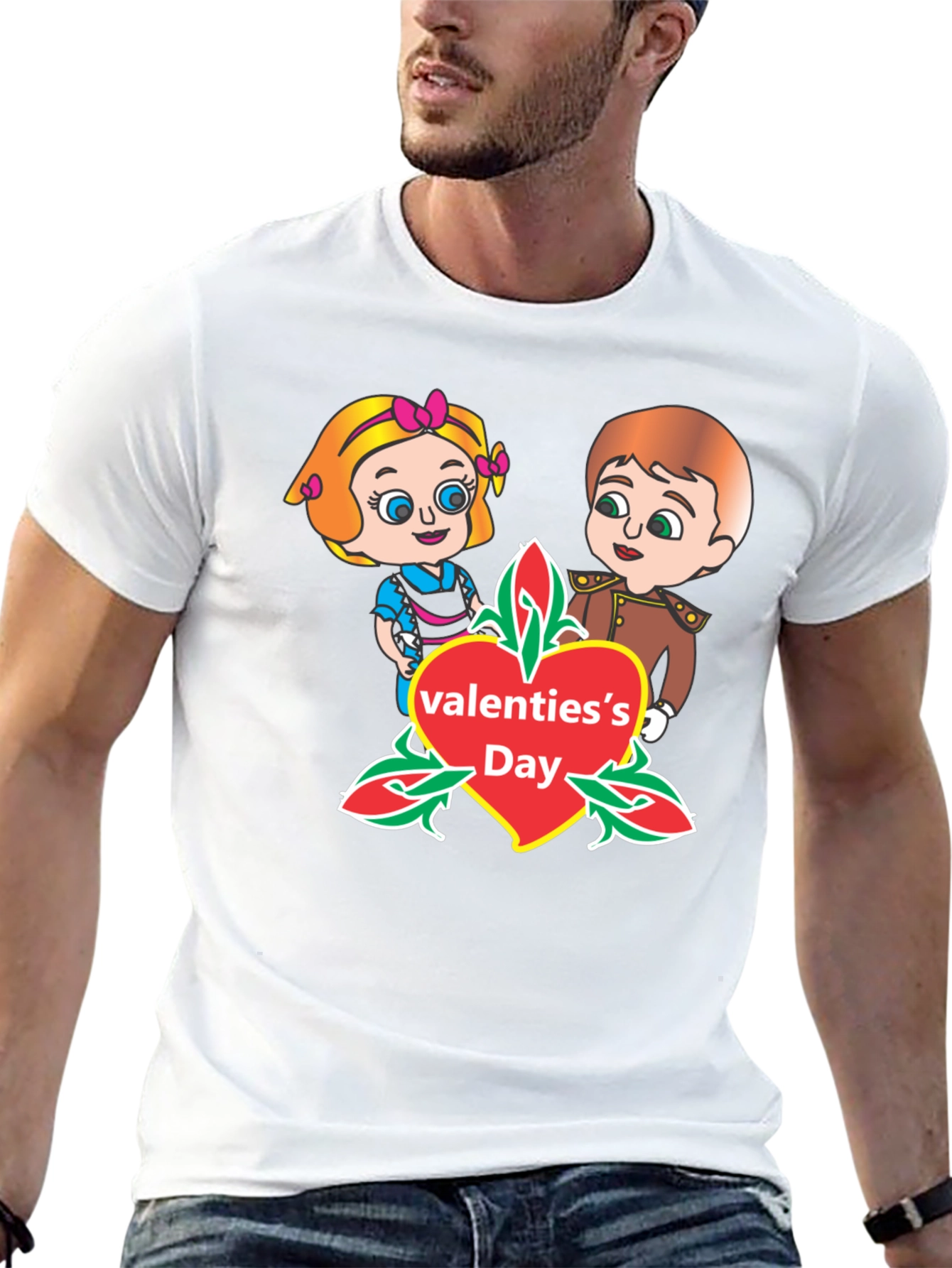 Valentines Day Cartoon T-Shirt