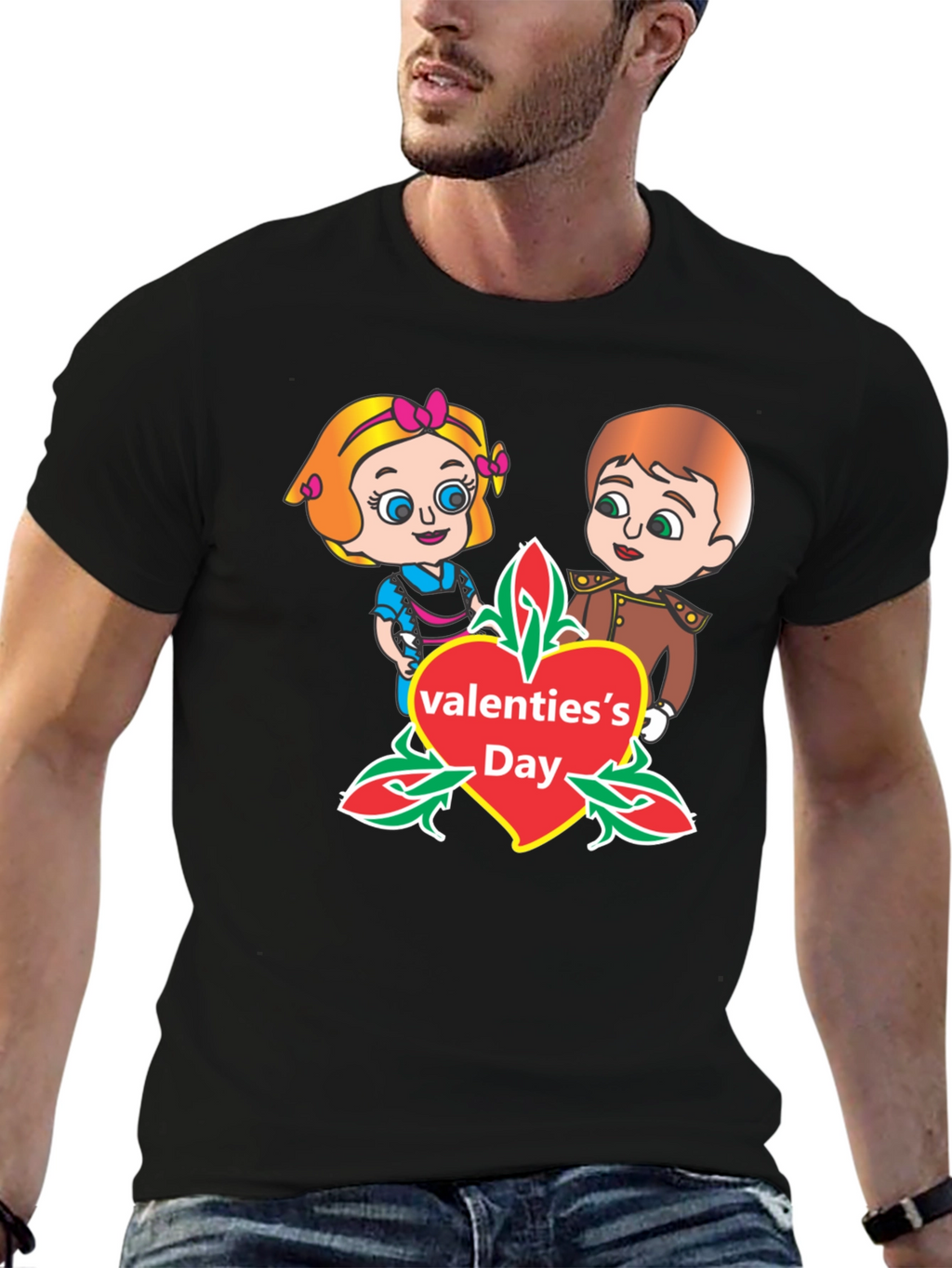 Valentines Day Cartoon T-Shirt