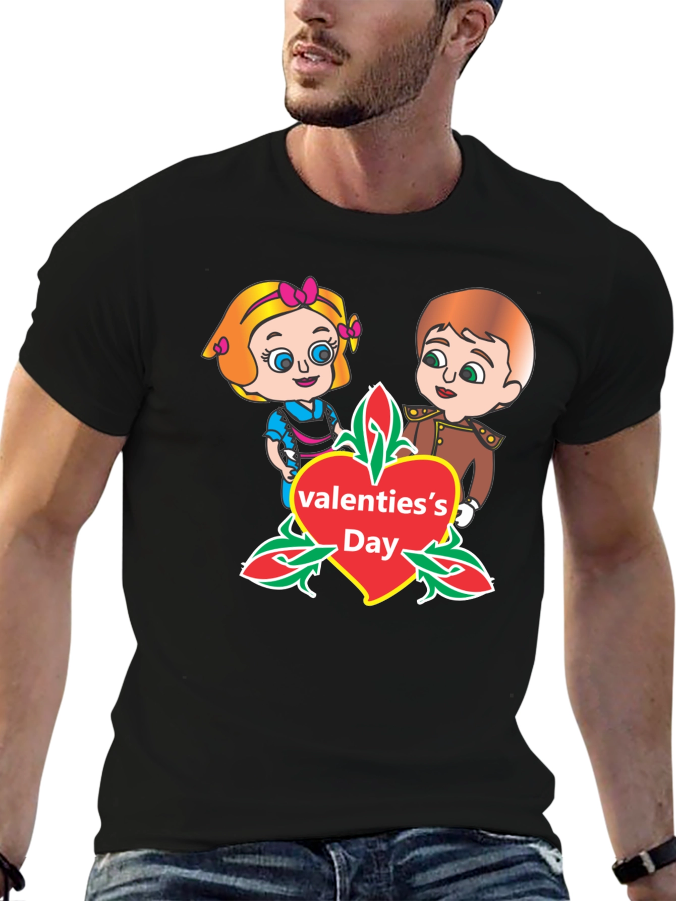 Valentines Day Cartoon T-Shirt