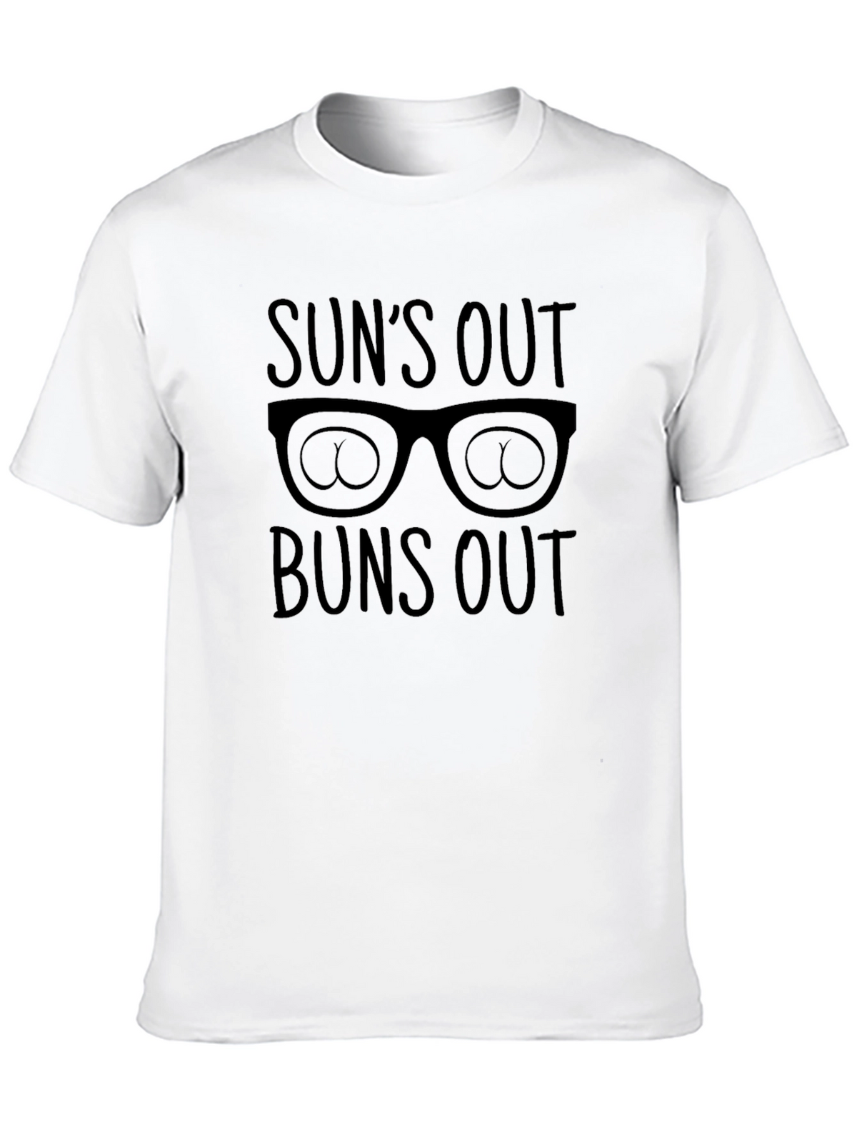 Suns Out Buns Out Graphic Tee - Summer Fun