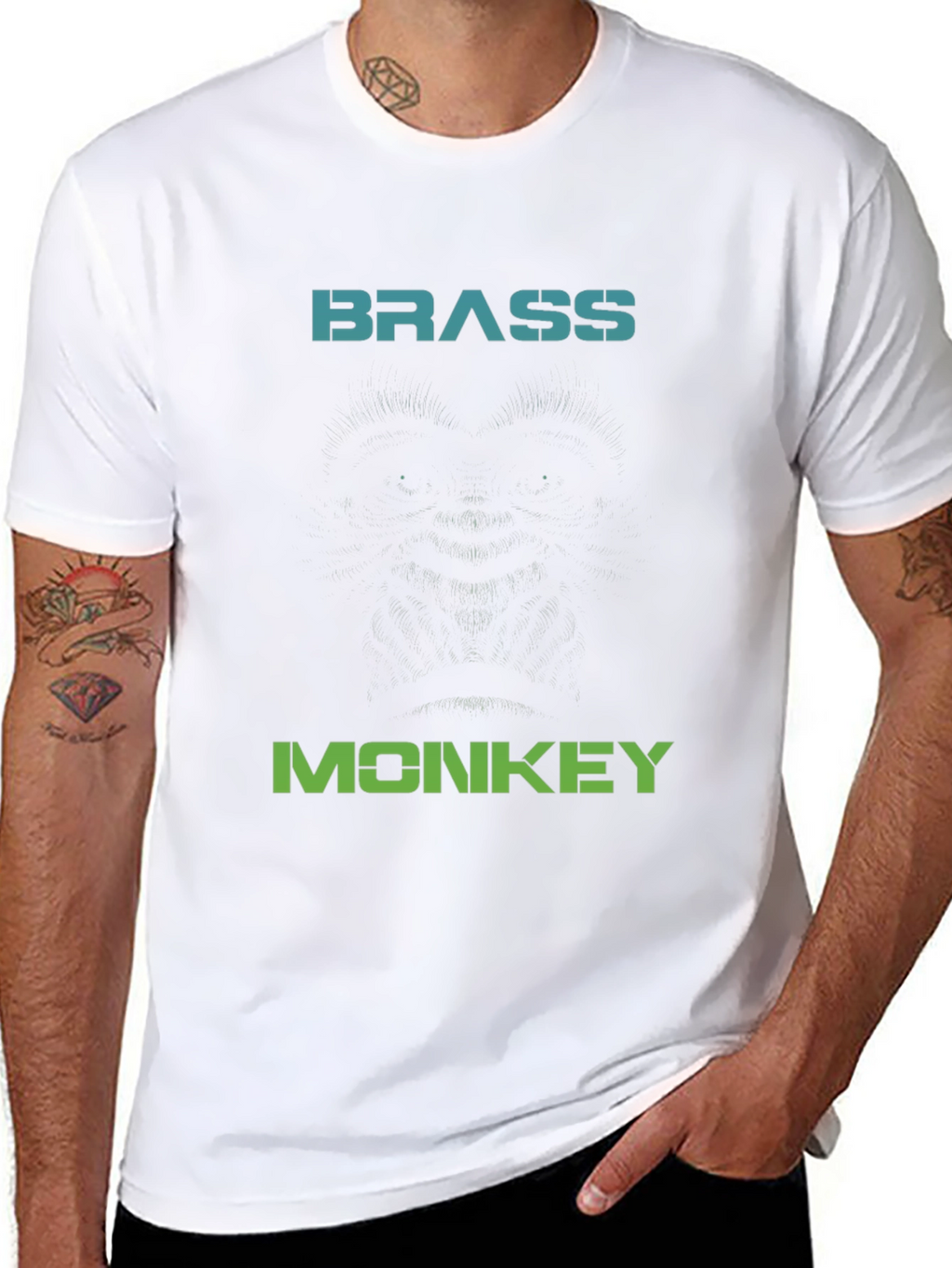 Brass Monkey Graphic Tee - Classic Hip Hop Style