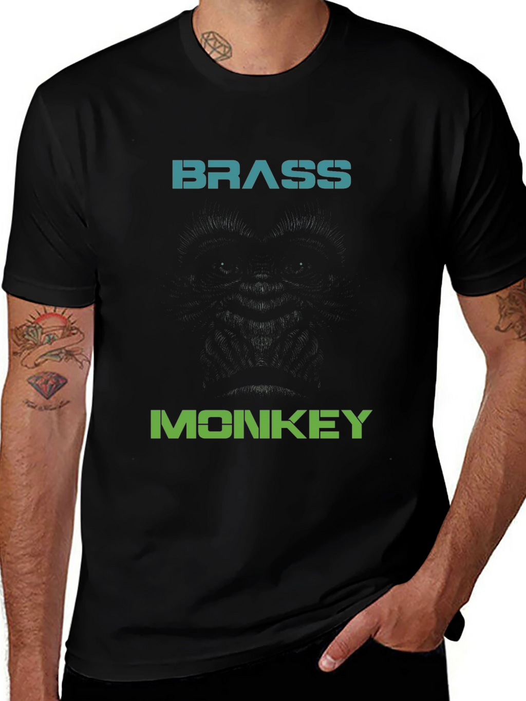 Brass Monkey Graphic Tee - Classic Hip Hop Style