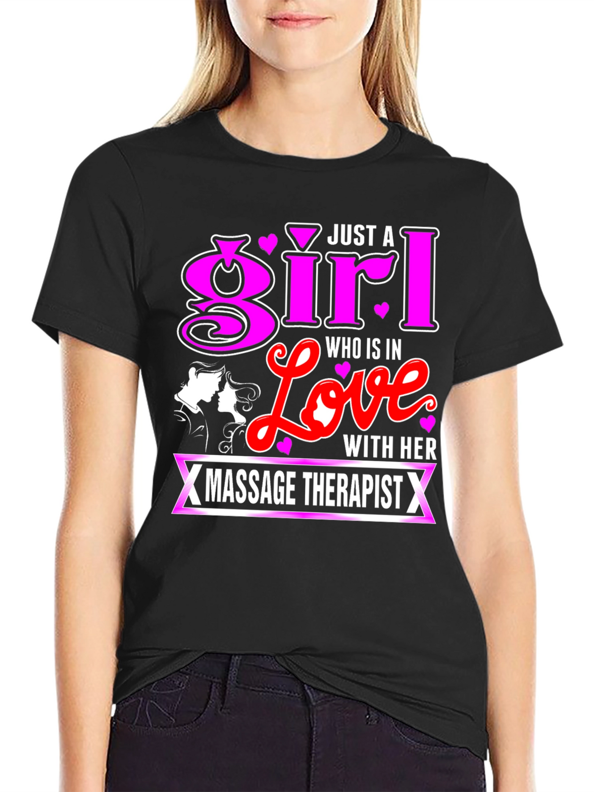 Girl in Love Massage Therapist T-Shirt