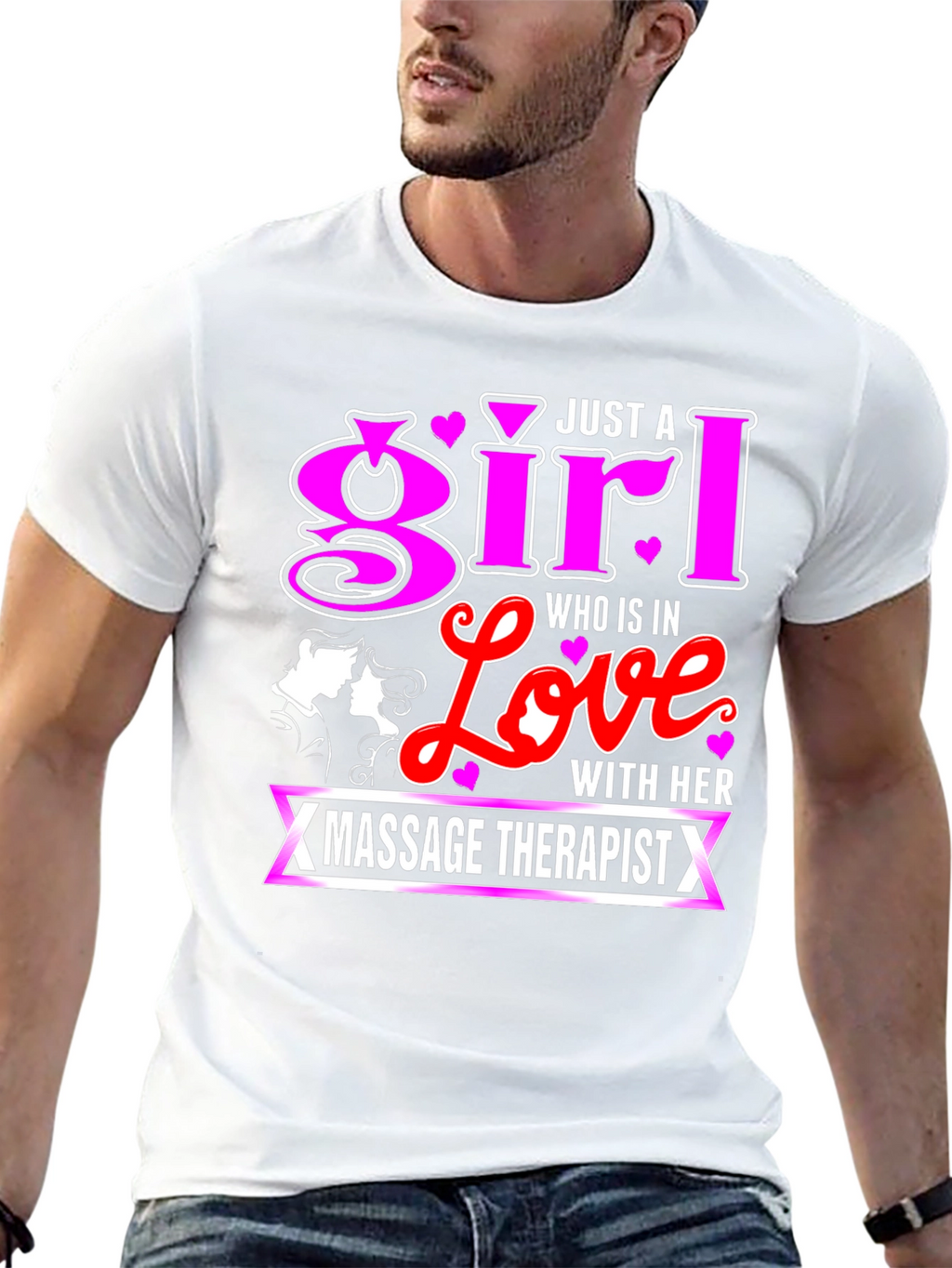 Girl in Love Massage Therapist T-Shirt