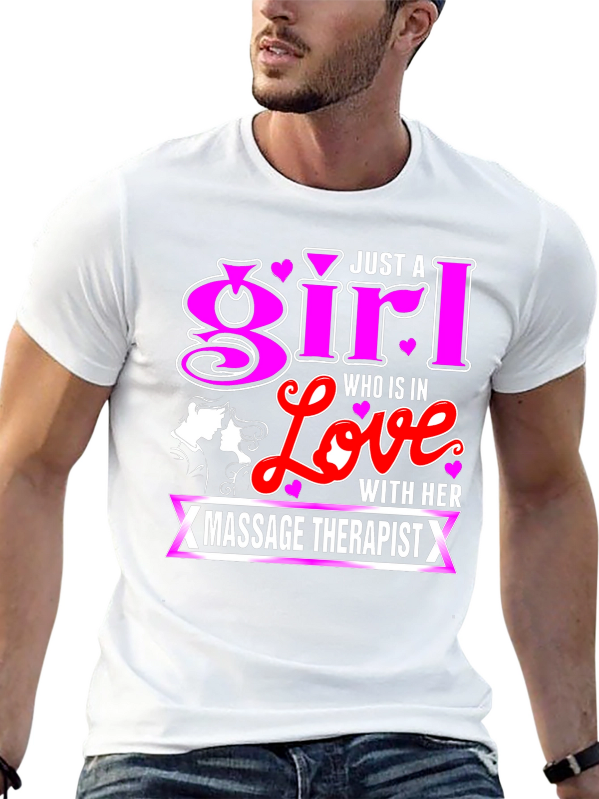 Girl in Love Massage Therapist T-Shirt