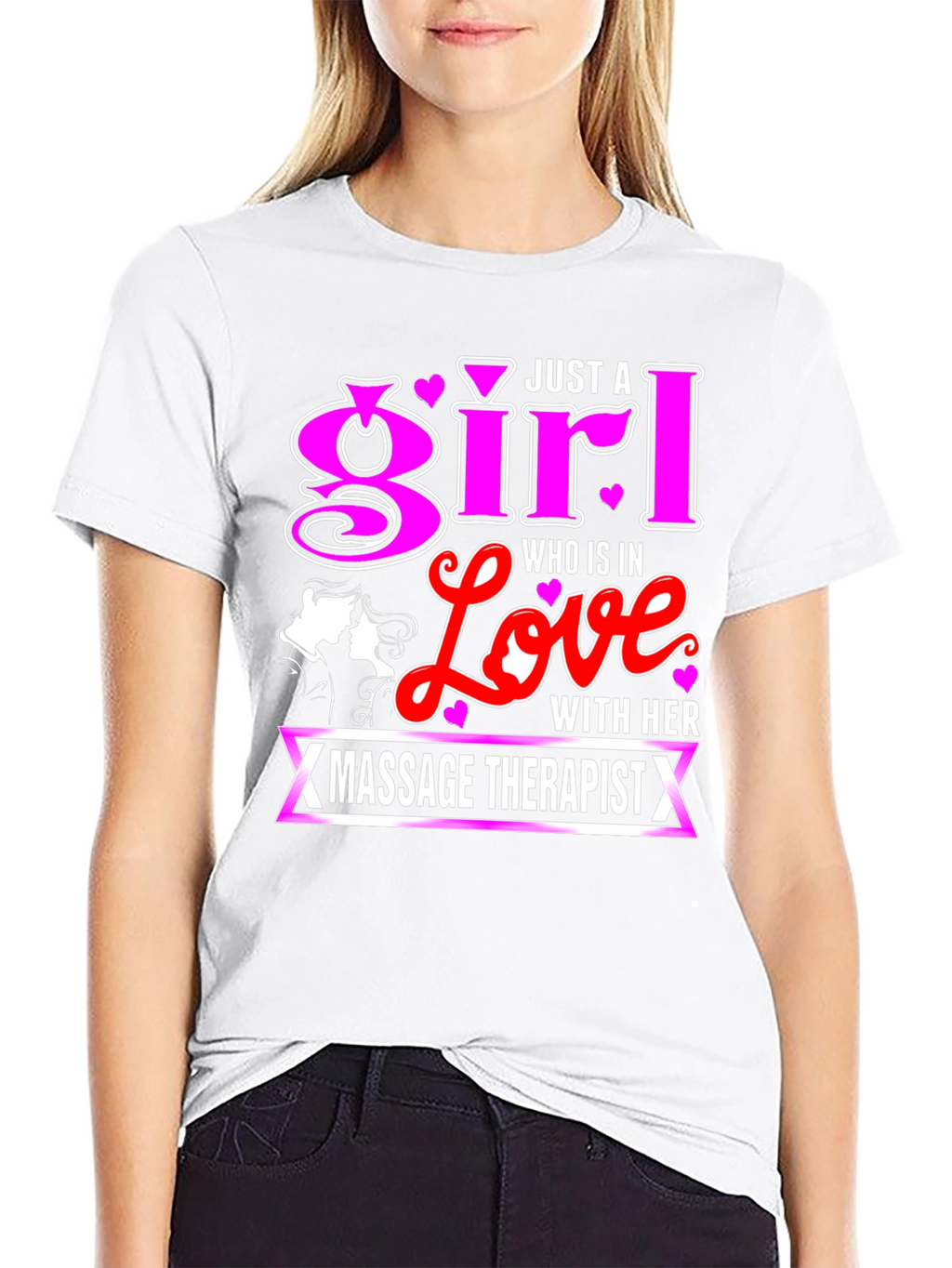 Girl in Love Massage Therapist T-Shirt