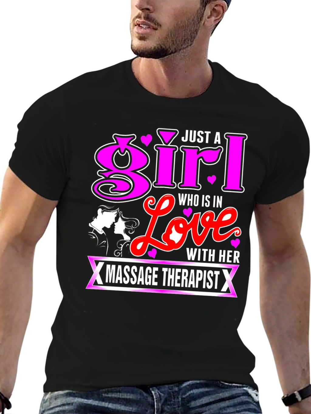 Girl in Love Massage Therapist T-Shirt