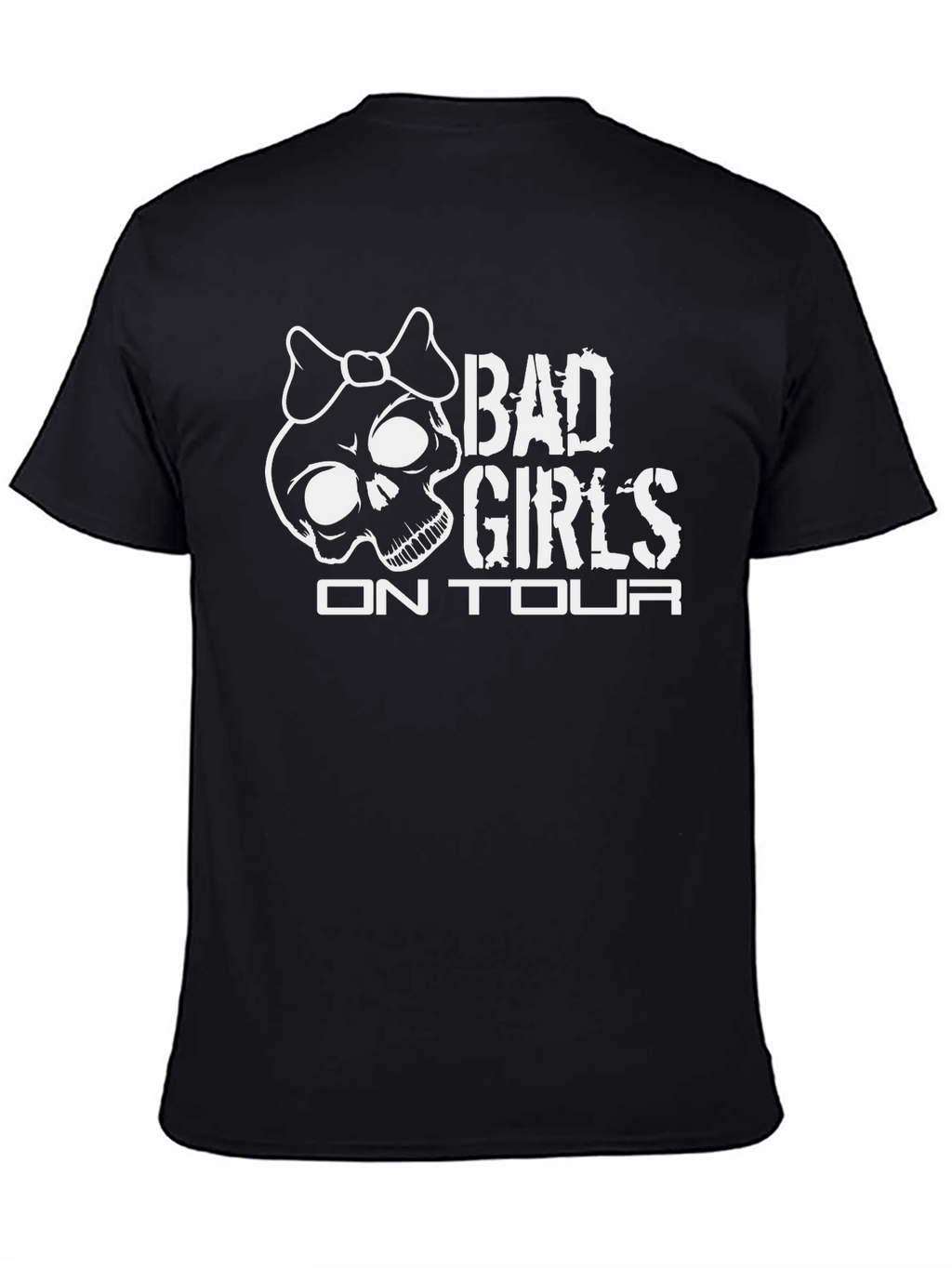 Bad Girls On Tour Skull T-Shirt